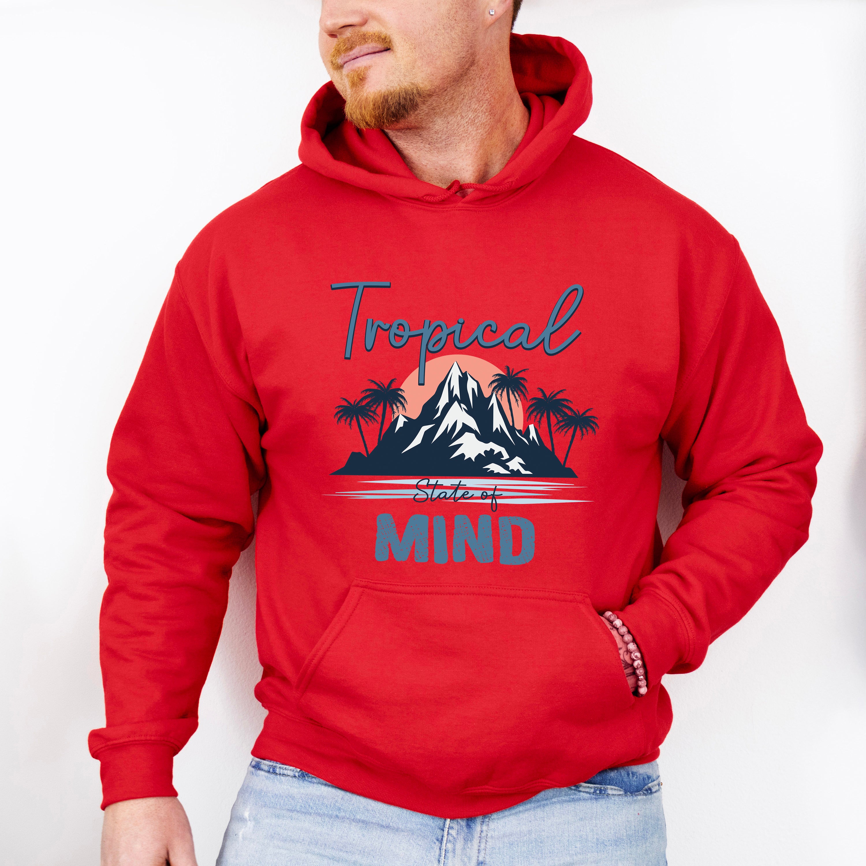 Tropical State Of Mind - Summer Theme Unisex Crewneck T-Shirt Sweatshirt Hoodie