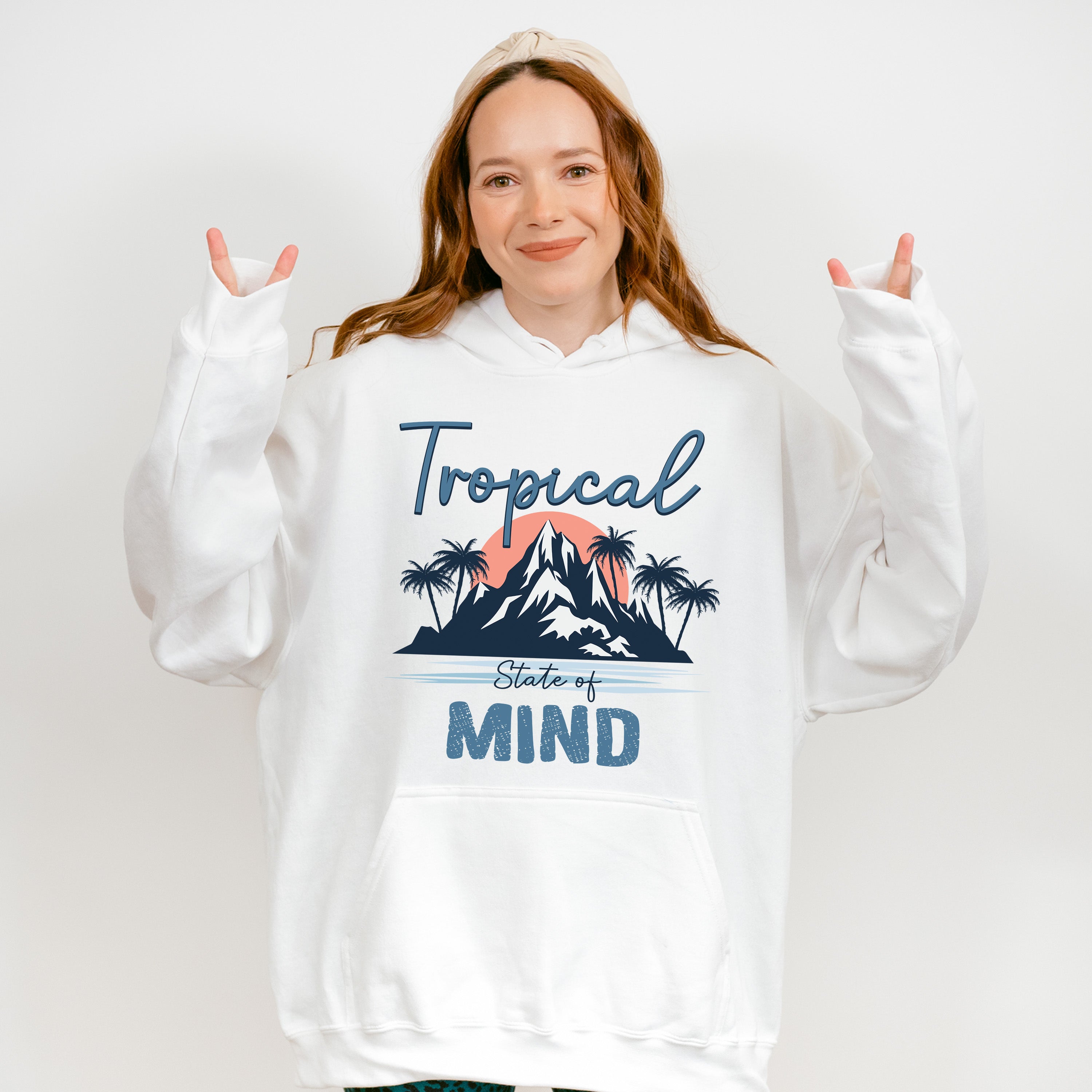 Tropical State Of Mind - Summer Theme Unisex Crewneck T-Shirt Sweatshirt Hoodie