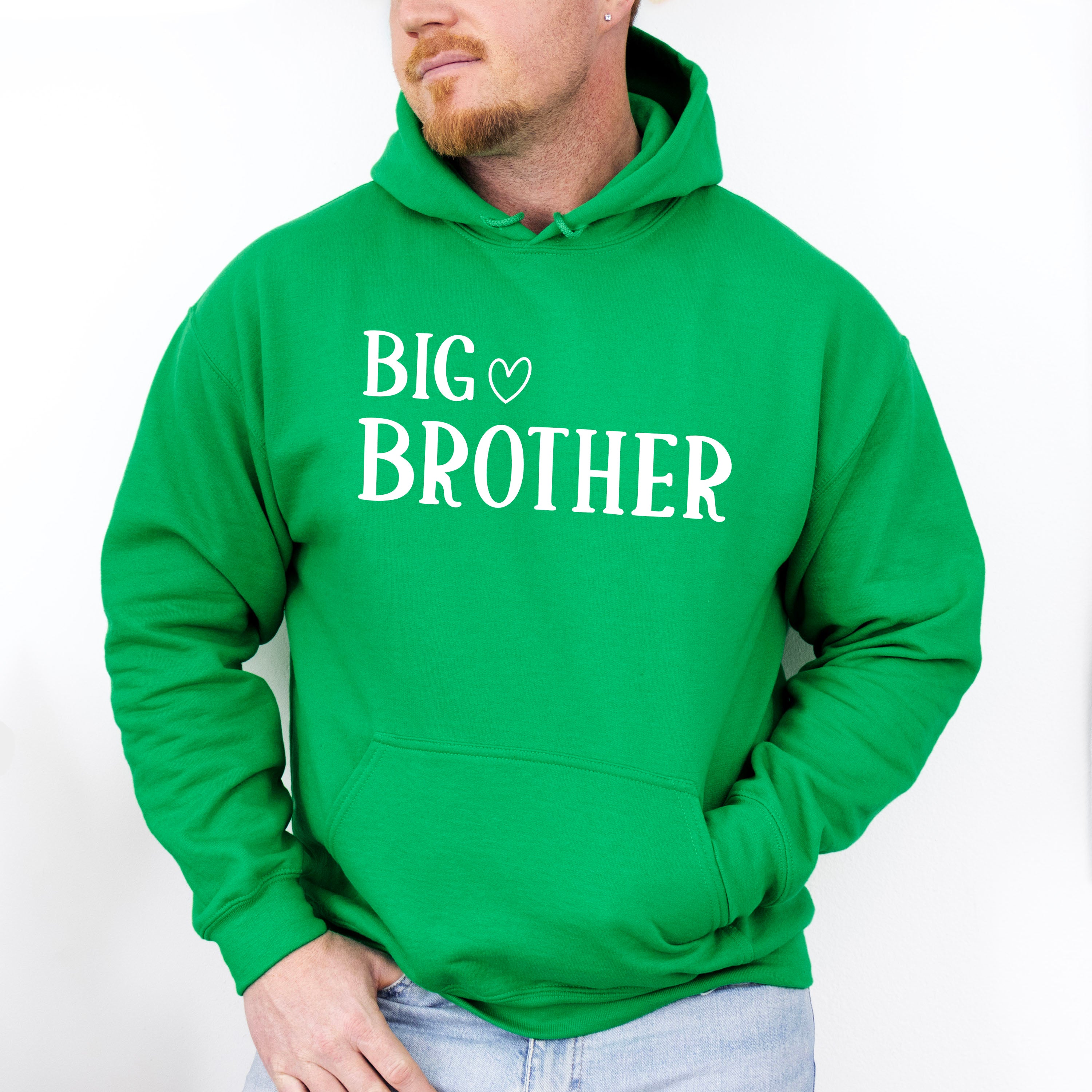 Big Brother Heart Design - Brother Unisex Crewneck T-Shirt Sweatshirt Hoodie