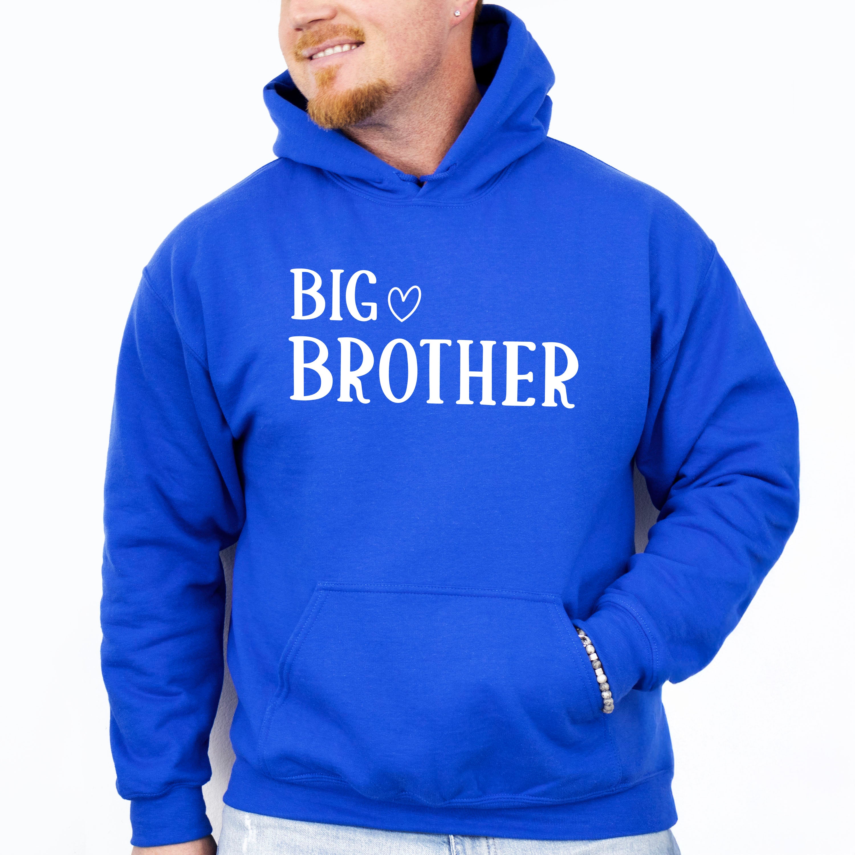 Big Brother Heart Design - Brother Unisex Crewneck T-Shirt Sweatshirt Hoodie