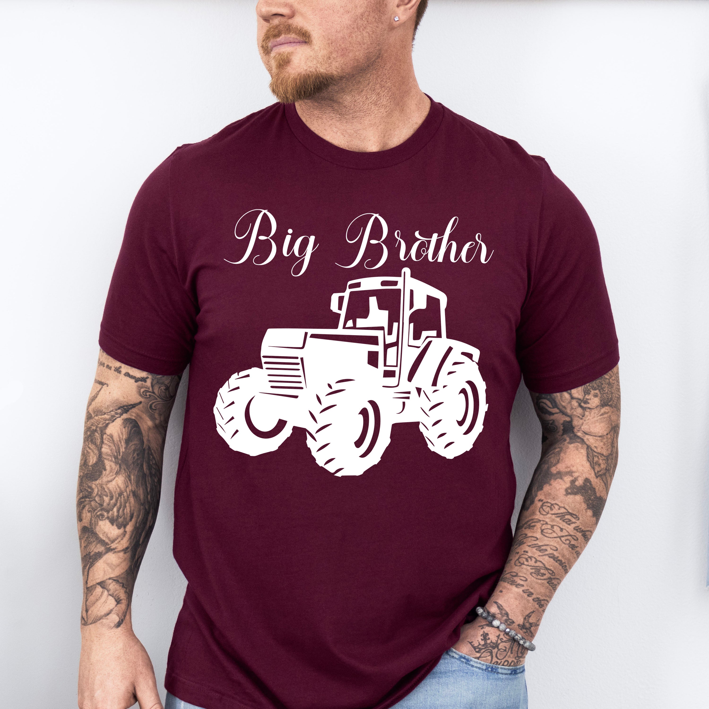 Big Brother Tractor - Brother Unisex Crewneck T-Shirt Sweatshirt Hoodie