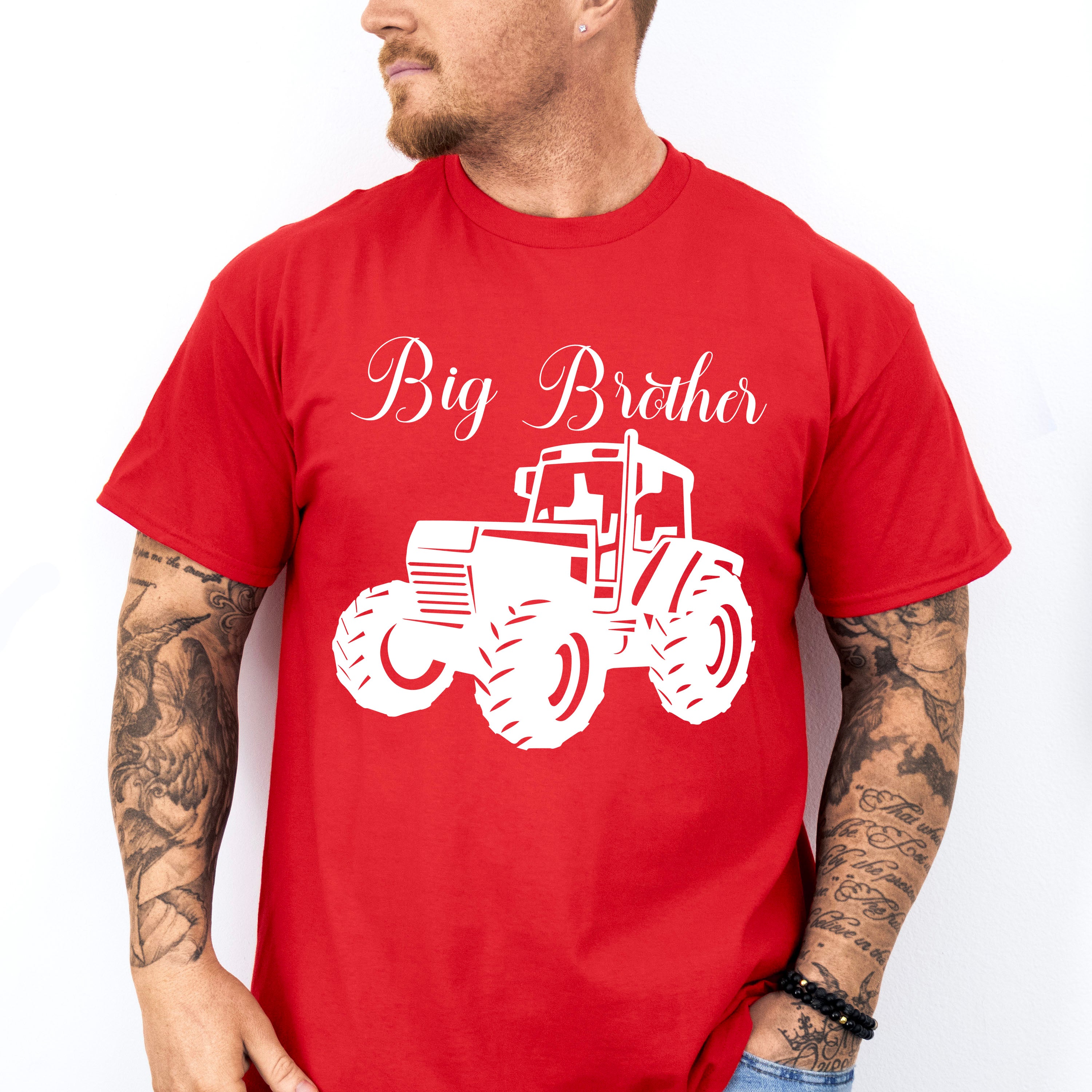 Big Brother Tractor - Brother Unisex Crewneck T-Shirt Sweatshirt Hoodie