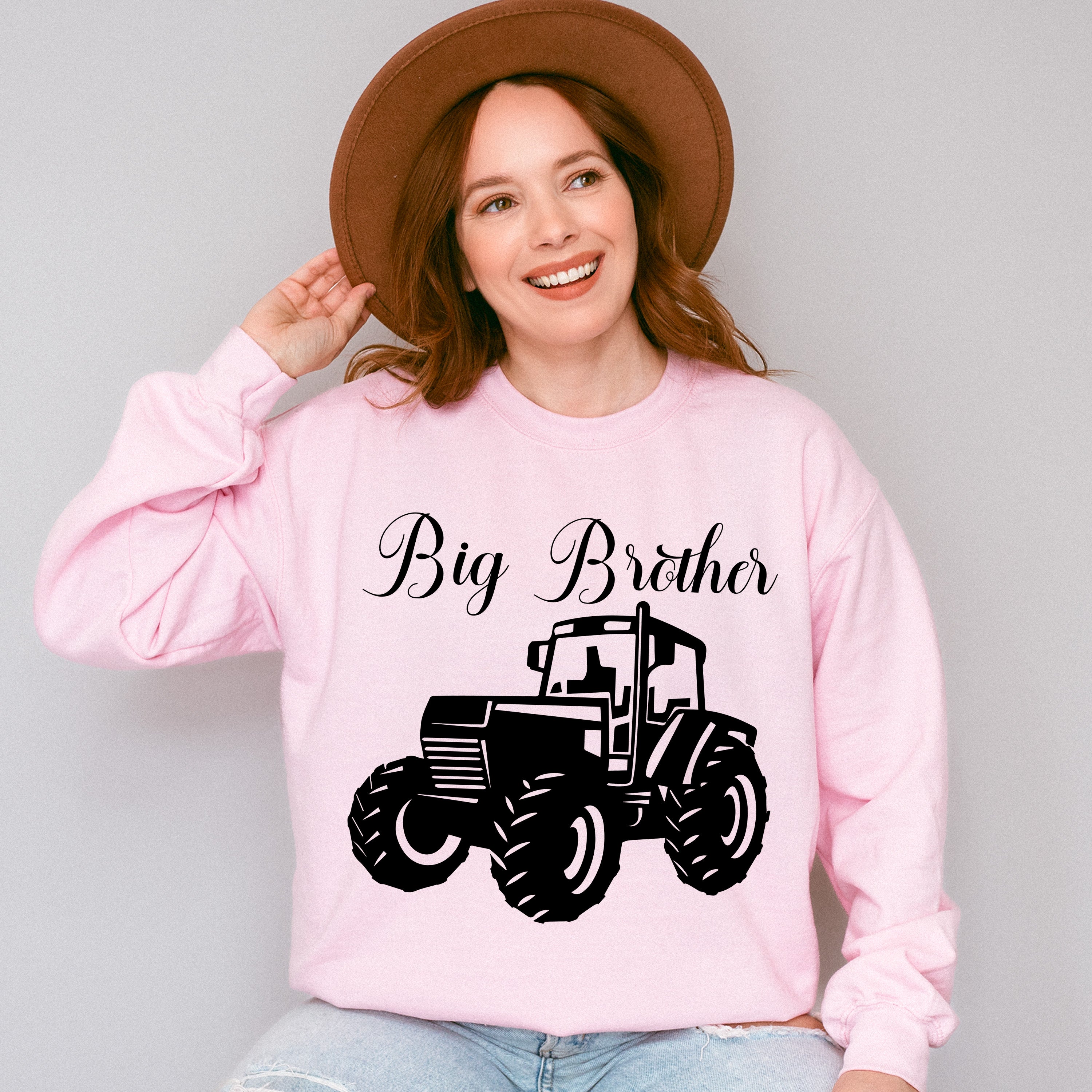 Big Brother Tractor - Brother Unisex Crewneck T-Shirt Sweatshirt Hoodie