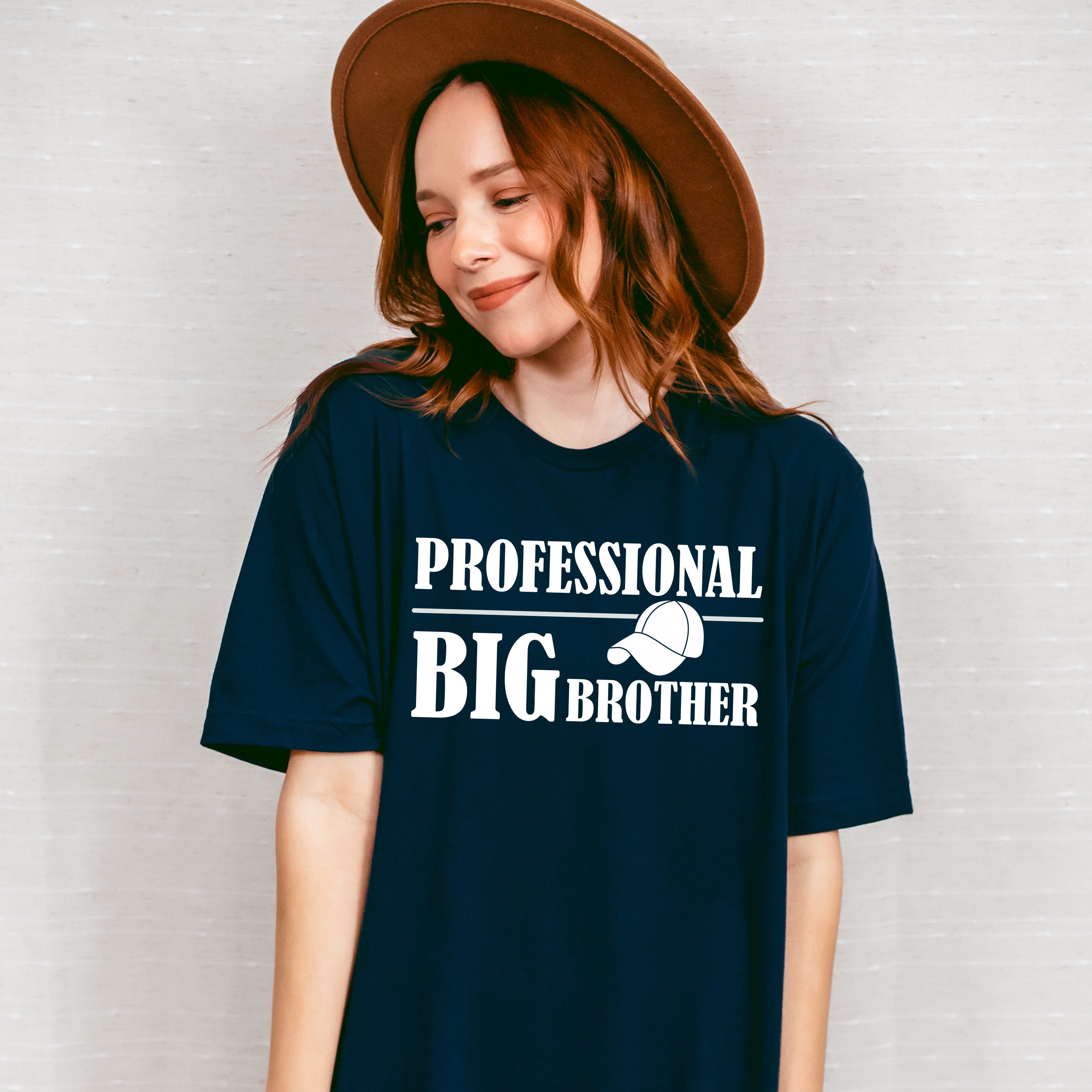 Professional Big Brother Hat - Brother Unisex Crewneck T-Shirt Sweatshirt Hoodie