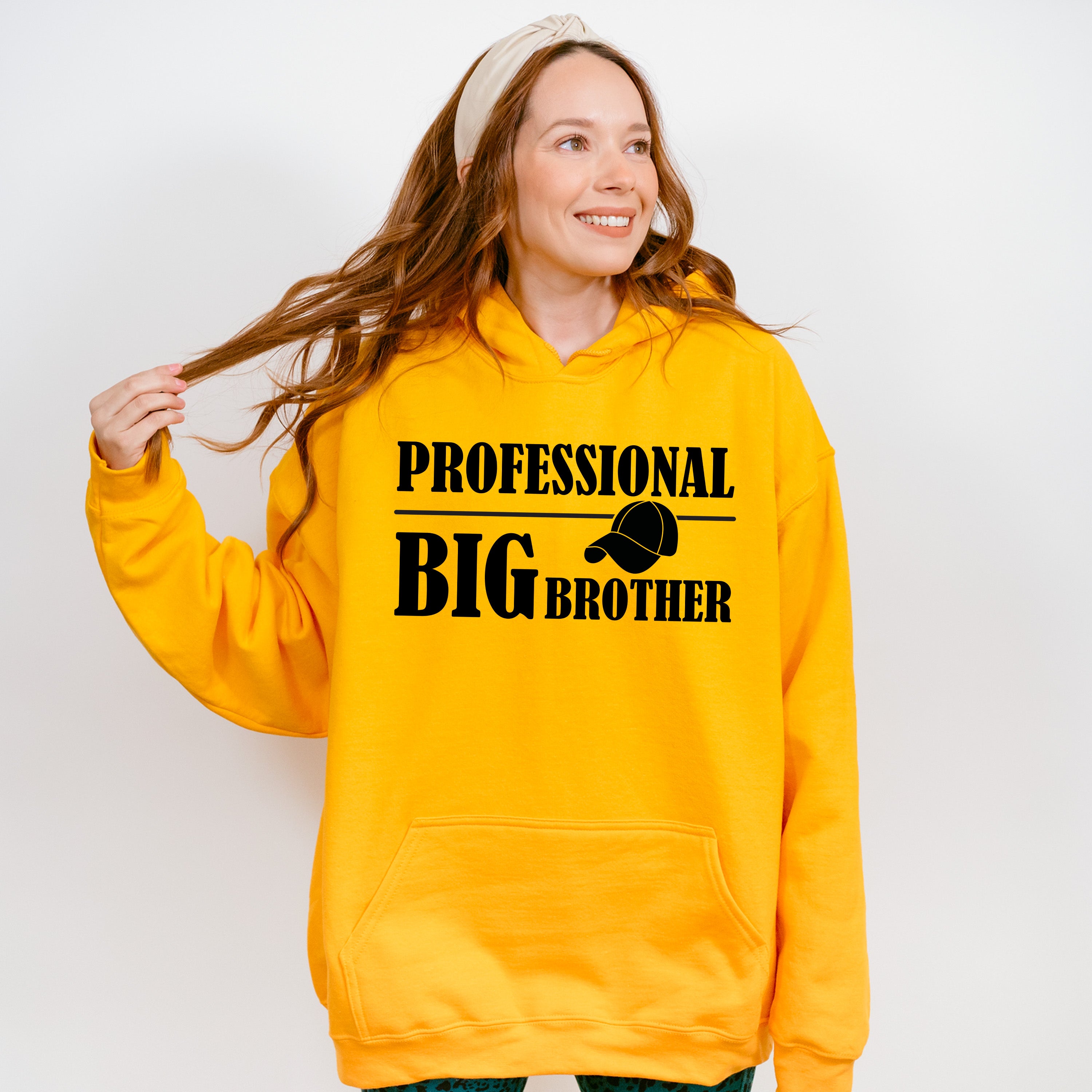 Professional Big Brother Hat - Brother Unisex Crewneck T-Shirt Sweatshirt Hoodie
