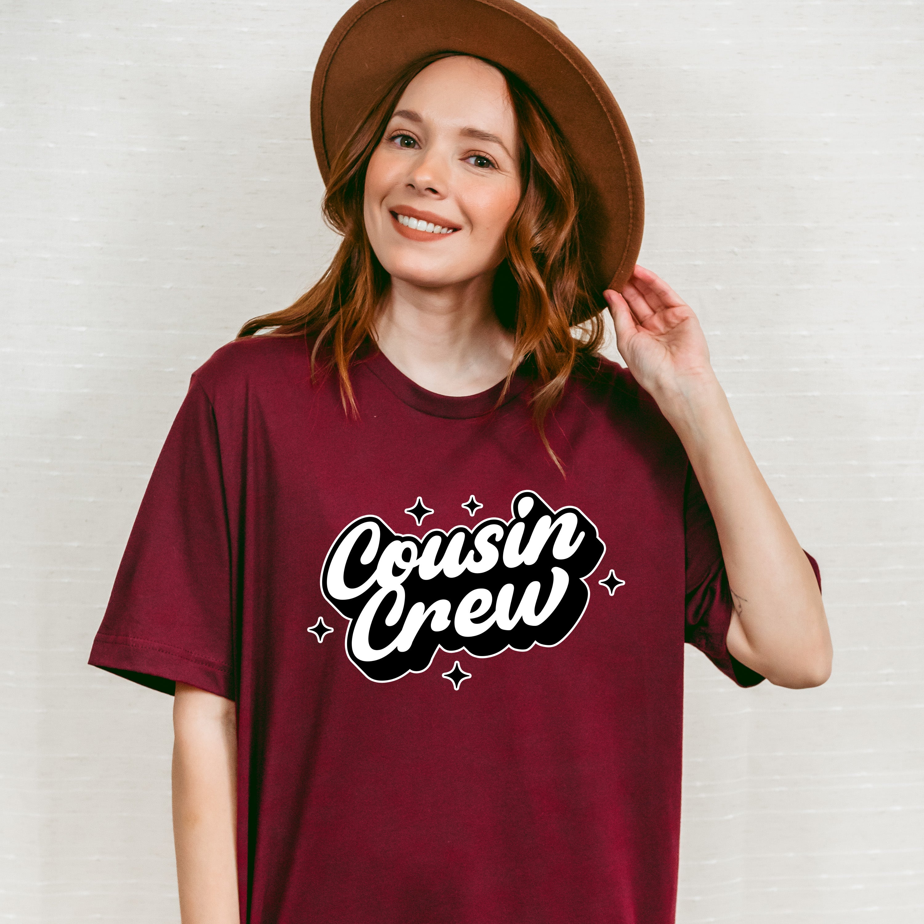 Cousin Crew Black and White - Cousins Unisex Crewneck T-Shirt Sweatshirt Hoodie