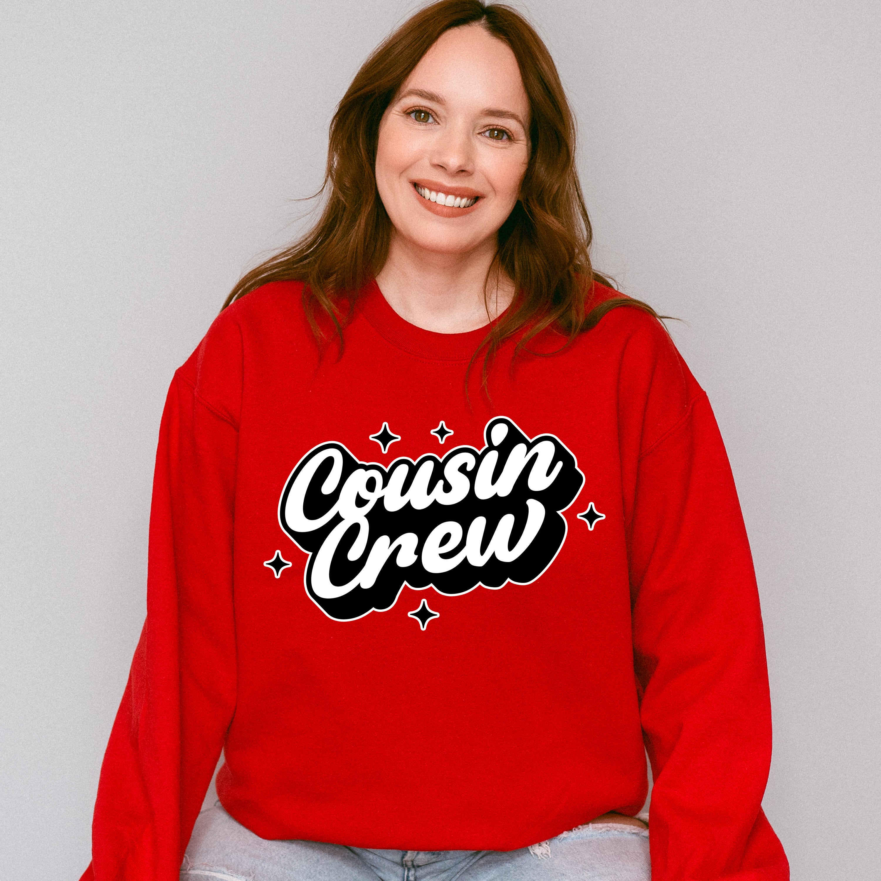 Cousin Crew Black and White - Cousins Unisex Crewneck T-Shirt Sweatshirt Hoodie