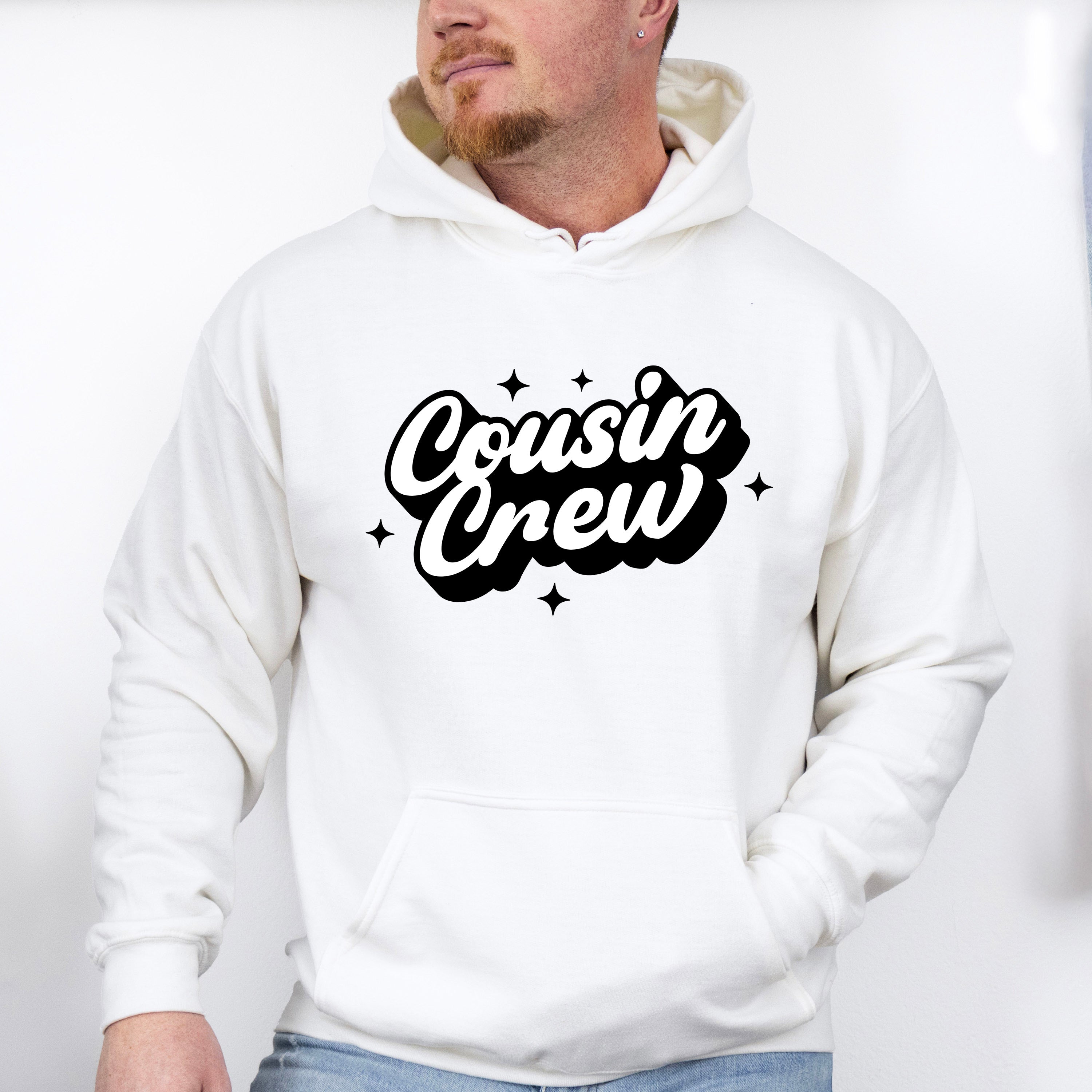 Cousin Crew Black and White - Cousins Unisex Crewneck T-Shirt Sweatshirt Hoodie
