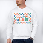 Cousin Crew Checkered Design - Cousins Unisex Crewneck T-Shirt Sweatshirt Hoodie