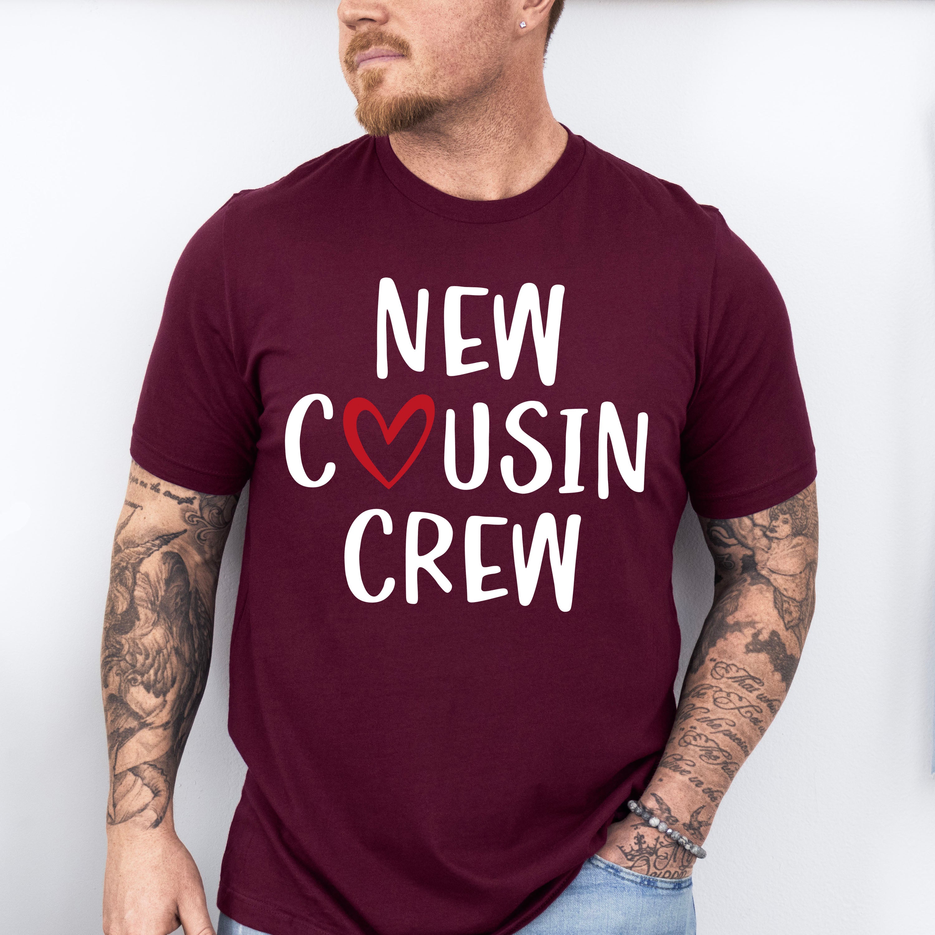 New Cousin Crew Heart - Cousins Unisex Crewneck T-Shirt Sweatshirt Hoodie