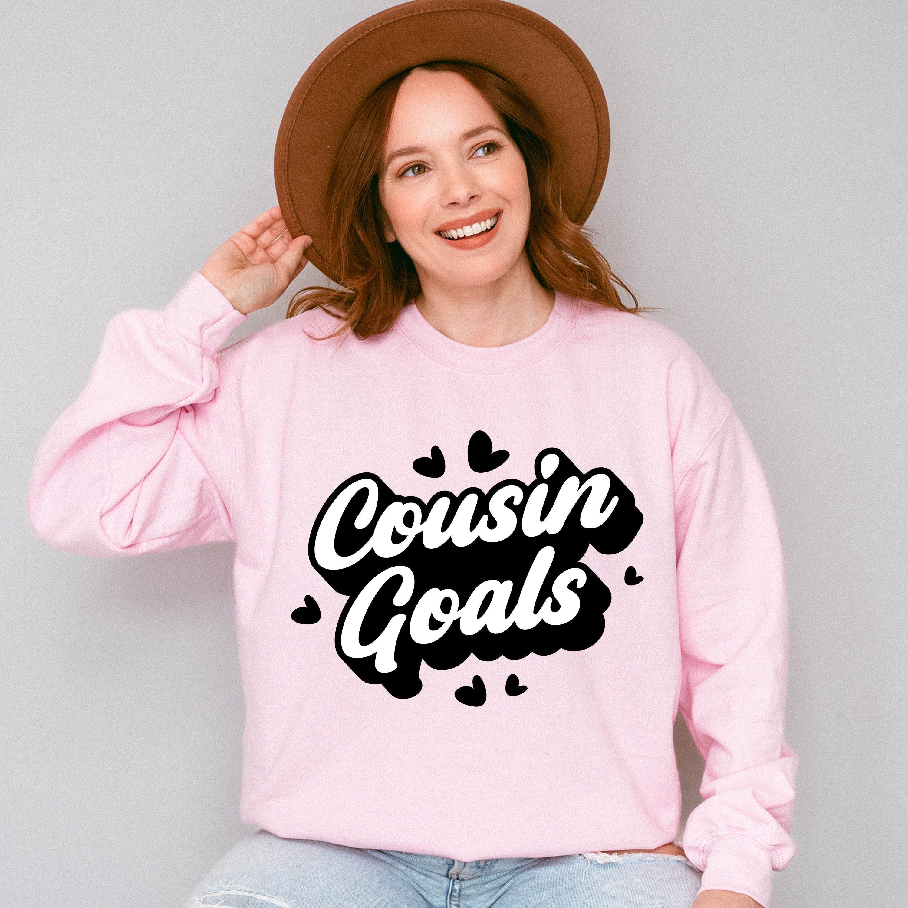 Cousin Goals - Cousins Unisex Crewneck T-Shirt Sweatshirt Hoodie