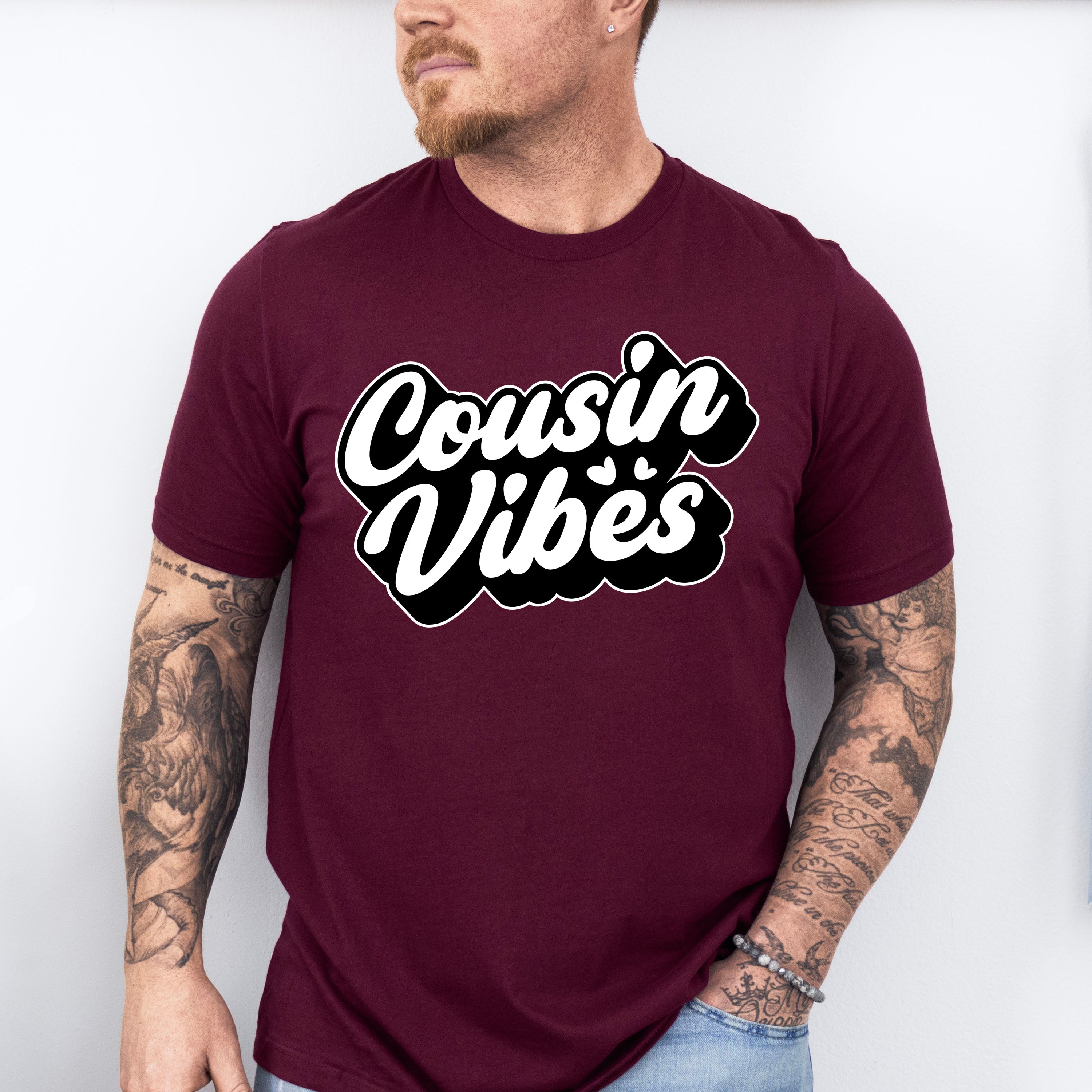 Cousin Vibes - Cousins Unisex Crewneck T-Shirt Sweatshirt Hoodie