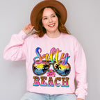 Salty Beach Summer Design - Summer Theme Unisex Crewneck T-Shirt Sweatshirt Hoodie