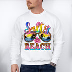 Salty Beach Summer Design - Summer Theme Unisex Crewneck T-Shirt Sweatshirt Hoodie