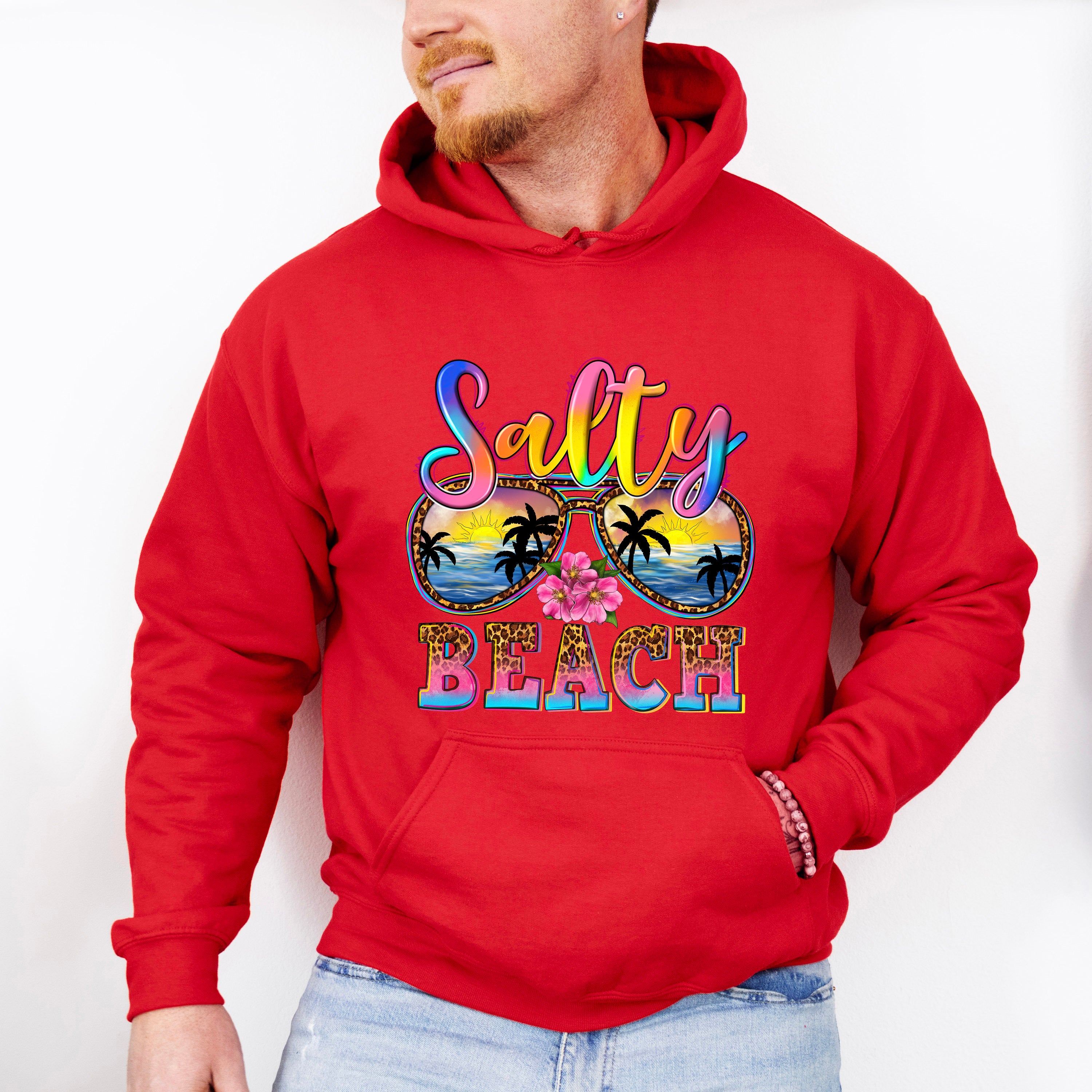Salty Beach Summer Design - Summer Theme Unisex Crewneck T-Shirt Sweatshirt Hoodie