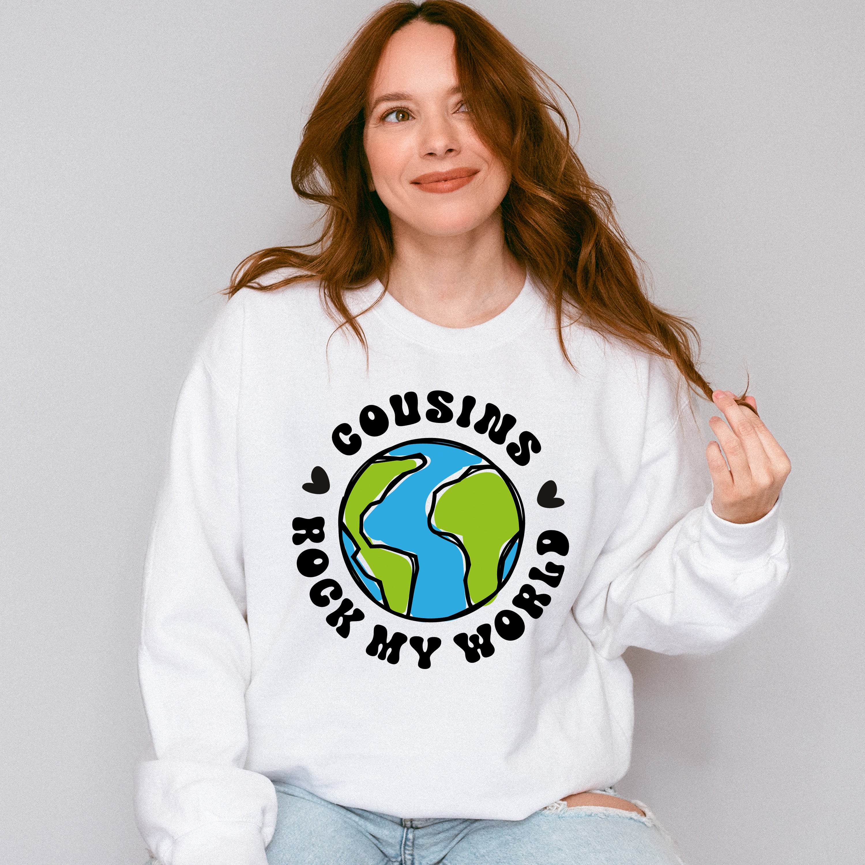 Cousins Rock My World - Cousins Unisex Crewneck T-Shirt Sweatshirt Hoodie