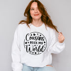 Cousins Rock My World Heart - Cousins Unisex Crewneck T-Shirt Sweatshirt Hoodie