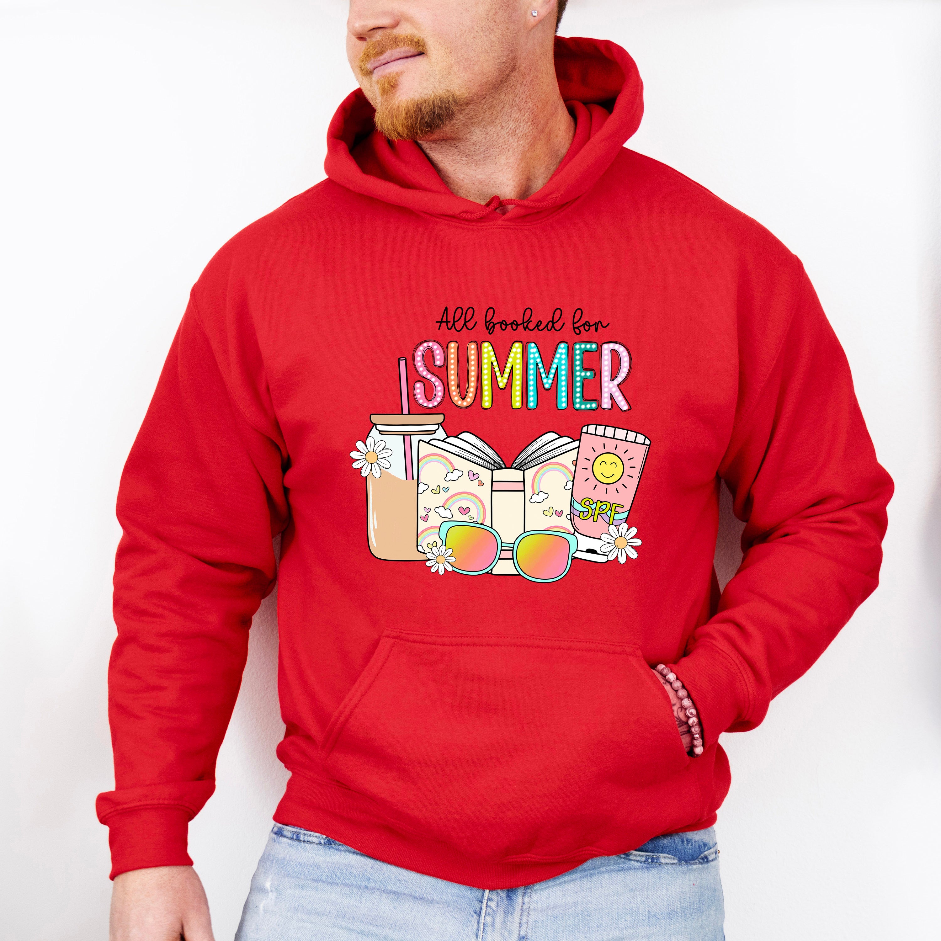 All Booked For Summer Design - Summer Theme Unisex Crewneck T-Shirt Sweatshirt Hoodie