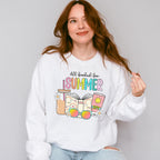 All Booked For Summer Design - Summer Theme Unisex Crewneck T-Shirt Sweatshirt Hoodie
