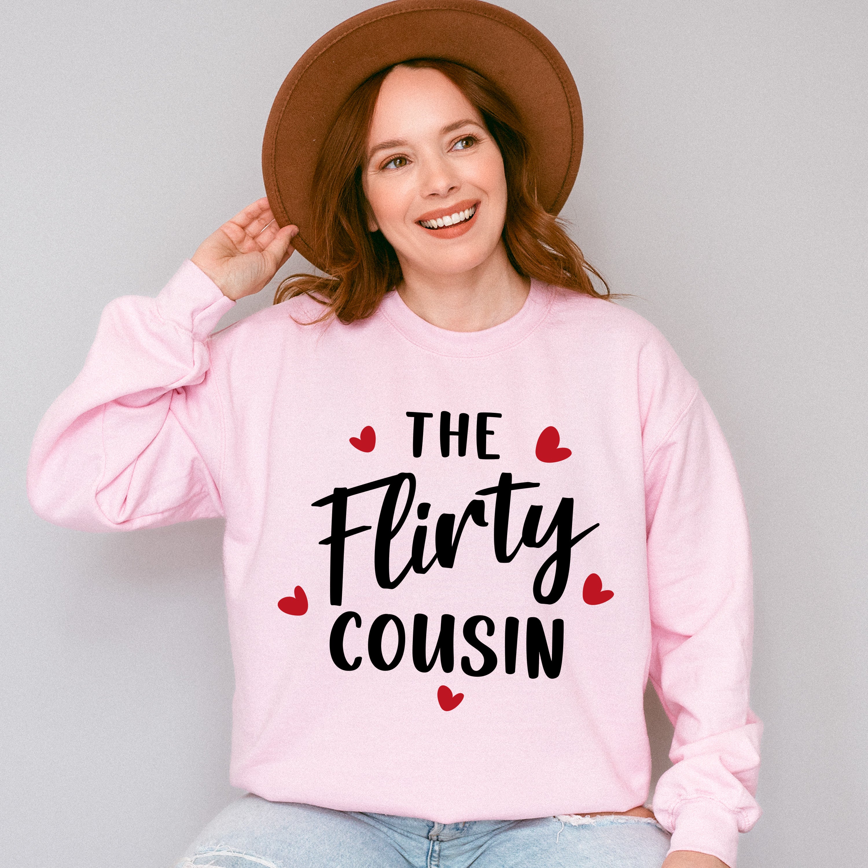 The Flirty Cousin - Cousins Unisex Crewneck T-Shirt Sweatshirt Hoodie