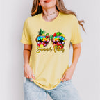 Summer Vibes Glasses - Summer Theme Unisex Crewneck T-Shirt Sweatshirt Hoodie