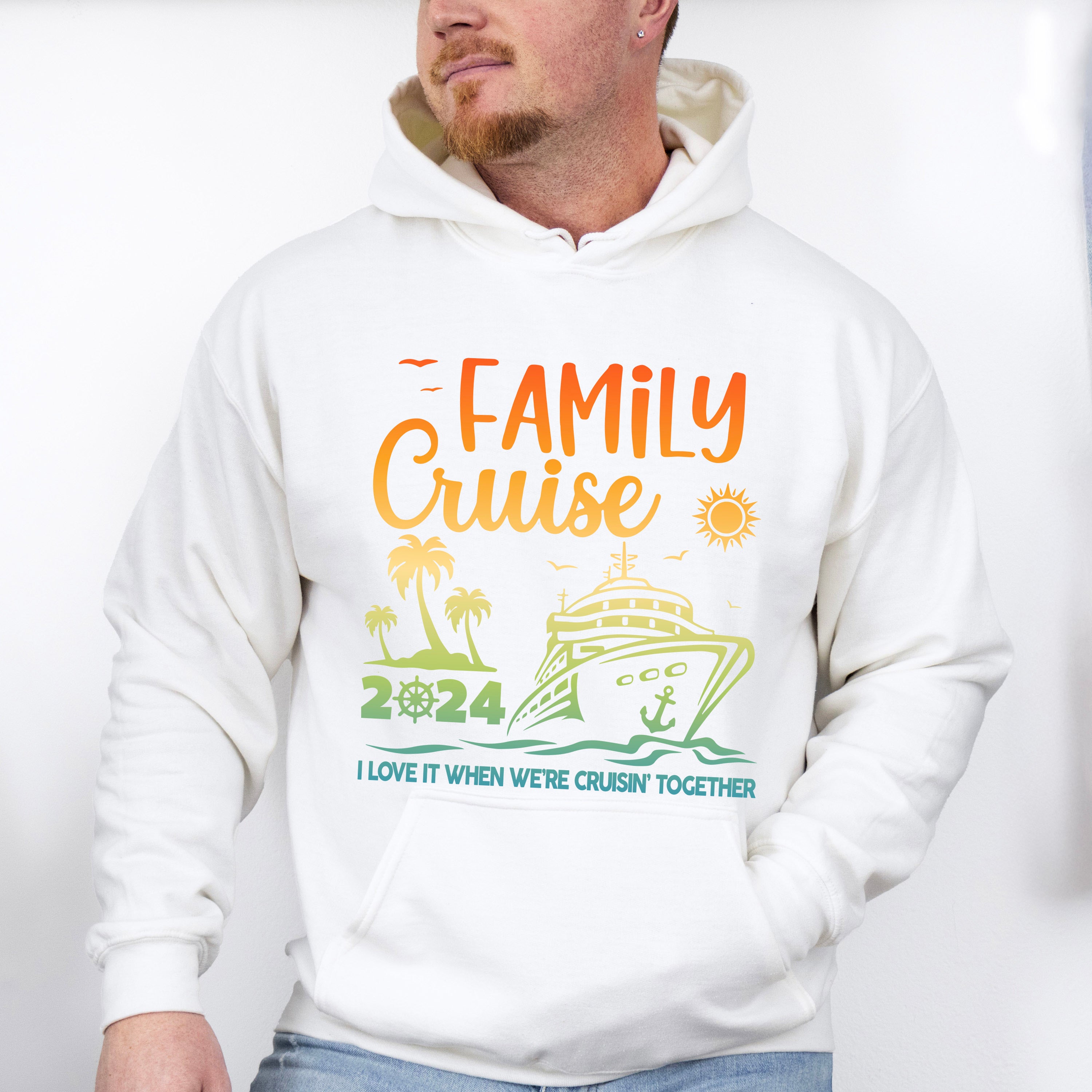We're Cruising Together - Family Cruise Unisex Crewneck T-Shirt Sweatshirt Hoodie