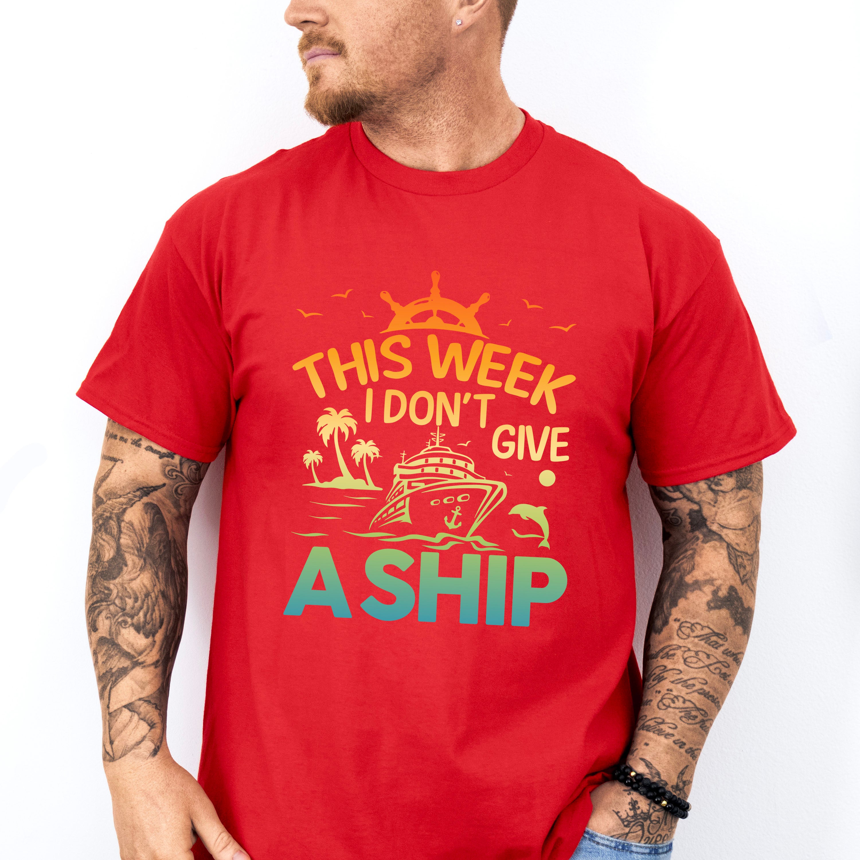 I Don&#39;t Give A Ship - Family Cruise Unisex Crewneck T-Shirt Sweatshirt Hoodie