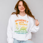Apparently We're Trouble - Family Cruise Unisex Crewneck T-Shirt Sweatshirt Hoodie