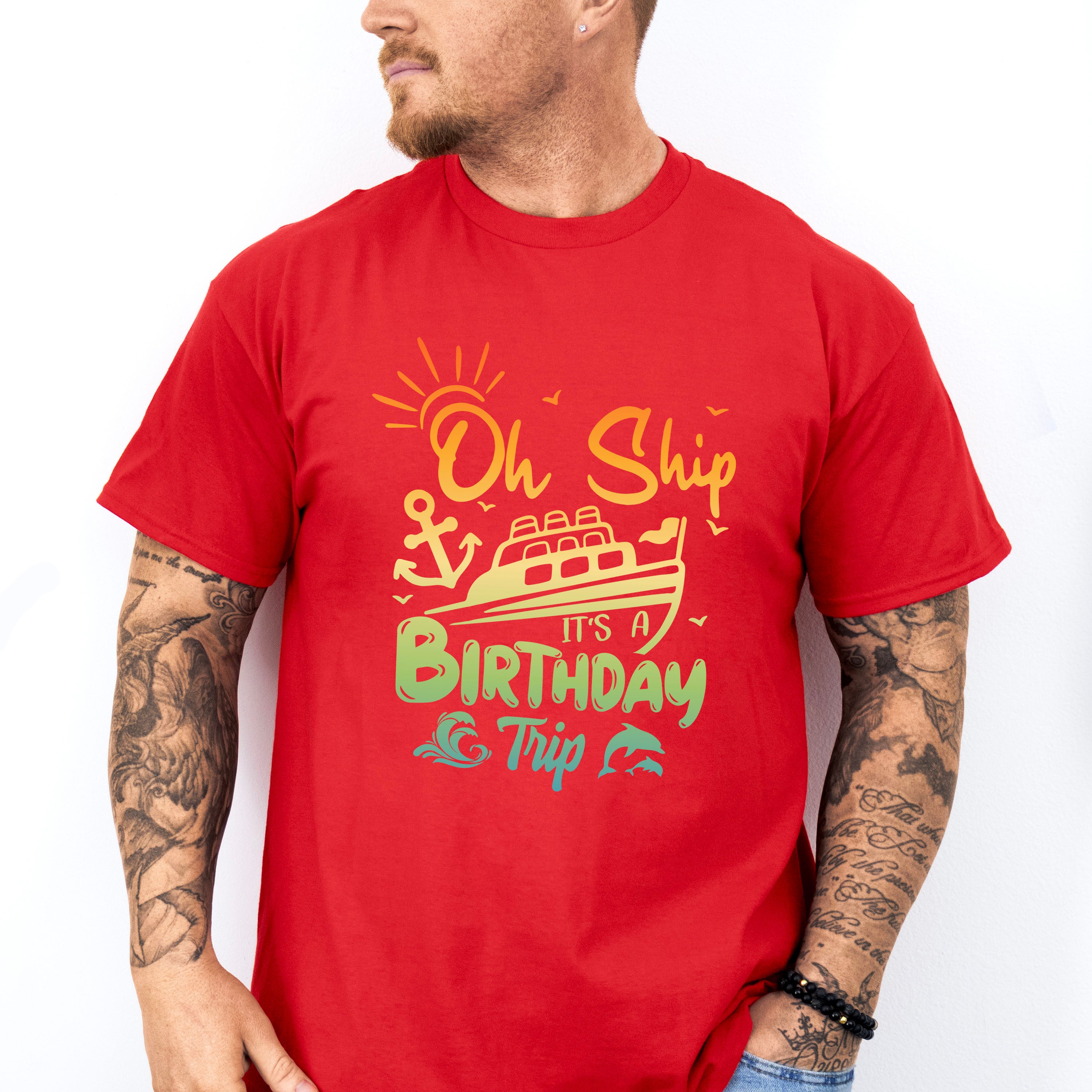 It's A Birthday Trip - Family Cruise Unisex Crewneck T-Shirt Sweatshirt Hoodie
