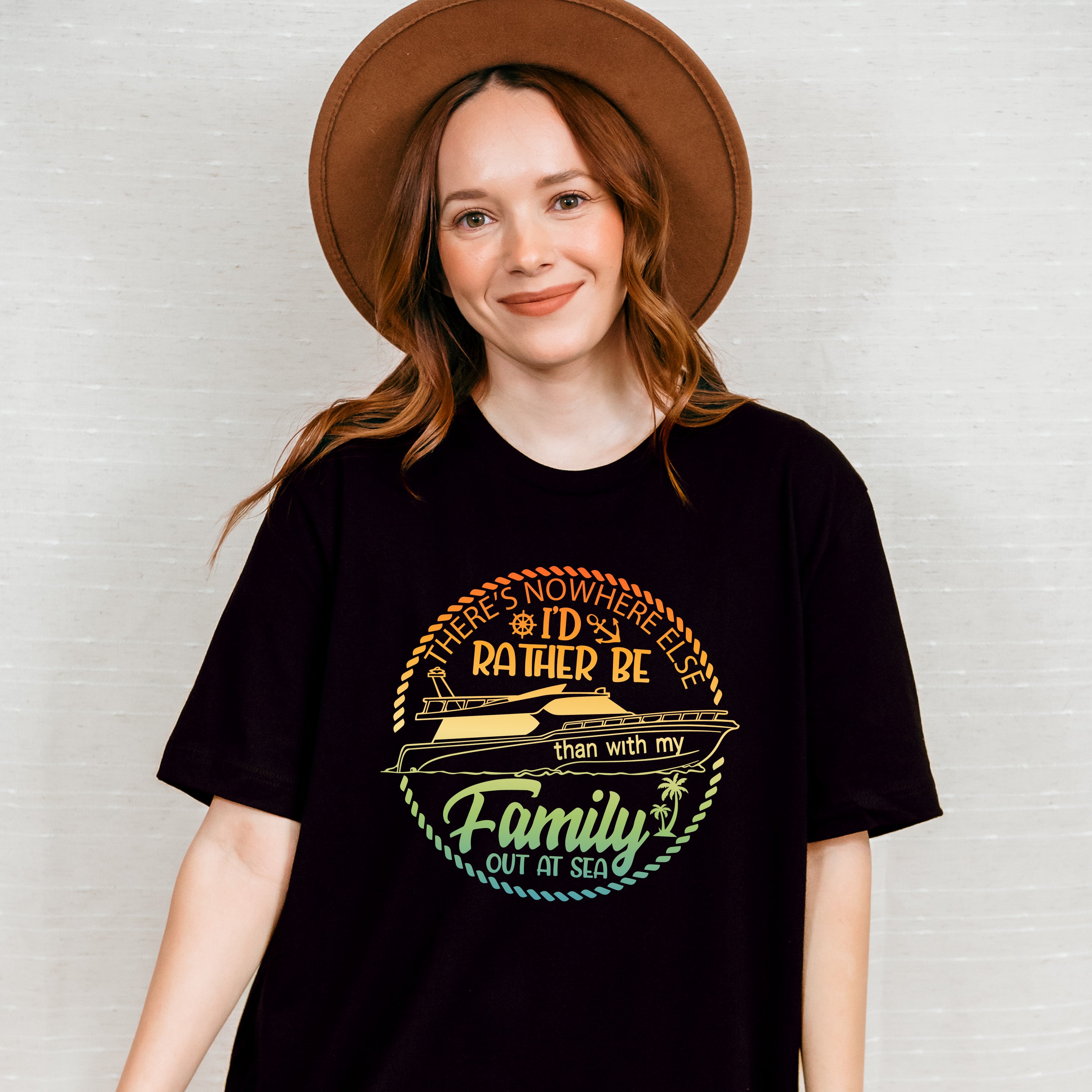 There&#39;s Nowhere I&#39;d Rather Be - Family Cruise Unisex Crewneck T-Shirt Sweatshirt Hoodie