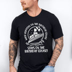 Stays On The Birthday Cruise - Family Cruise Unisex Crewneck T-Shirt Sweatshirt Hoodie