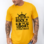 Rock The Boat Black And White - Family Cruise Unisex Crewneck T-Shirt Sweatshirt Hoodie