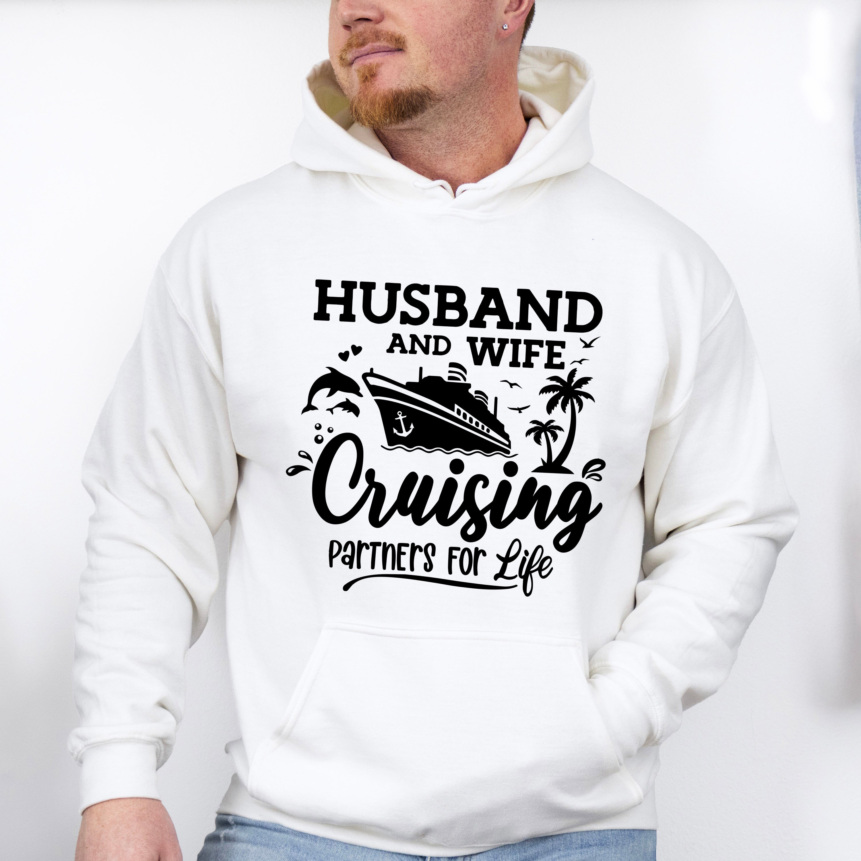 Husband And Wife - Family Cruise Unisex Crewneck T-Shirt Sweatshirt Hoodie