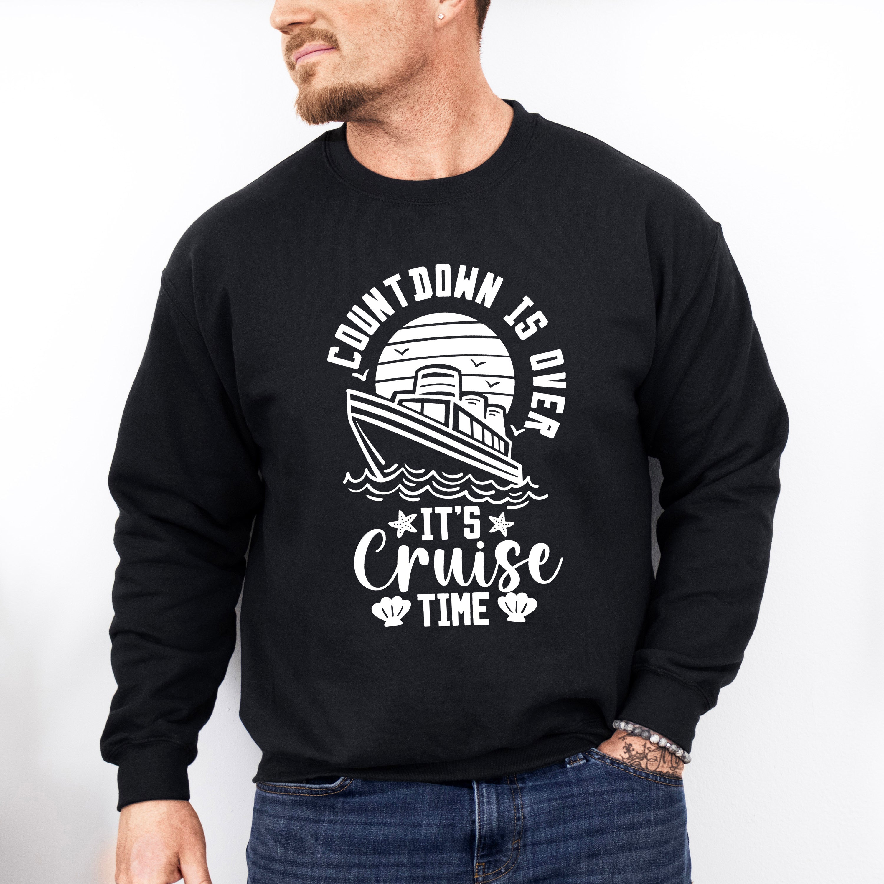Countdown Is Over - Family Cruise Unisex Crewneck T-Shirt Sweatshirt Hoodie
