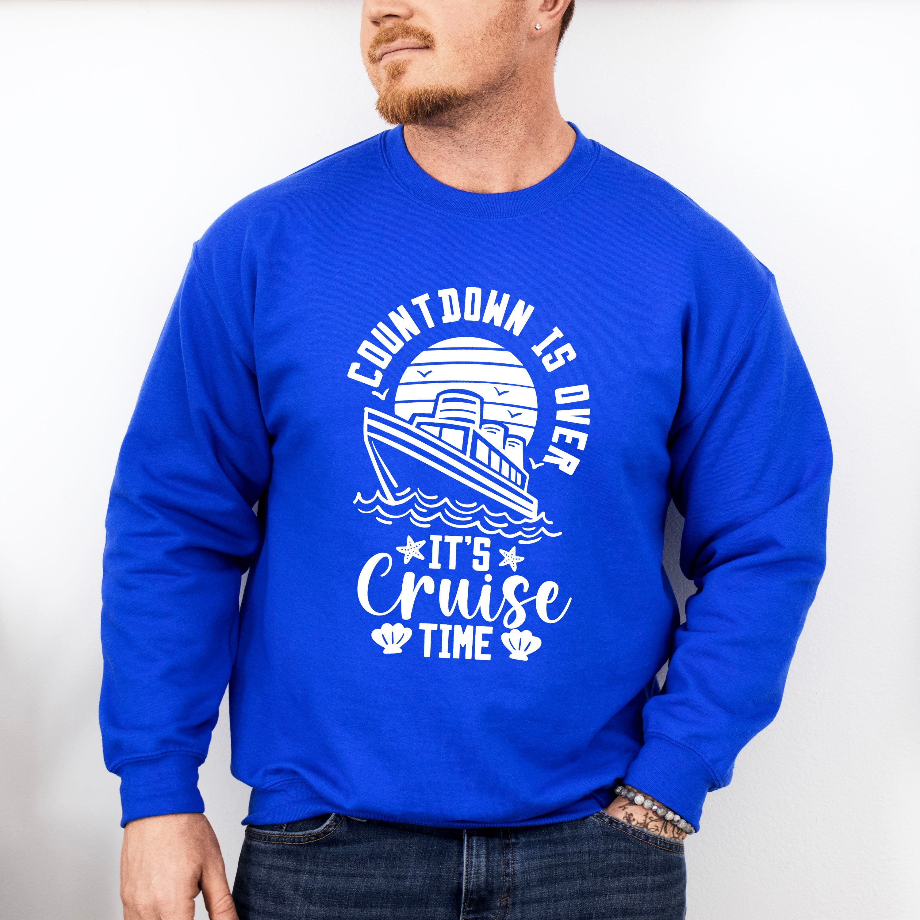 Countdown Is Over - Family Cruise Unisex Crewneck T-Shirt Sweatshirt Hoodie