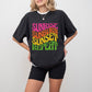 Sunrise Sunburn Sunset Repeat - Summer Theme Unisex Crewneck T-Shirt Sweatshirt Hoodie