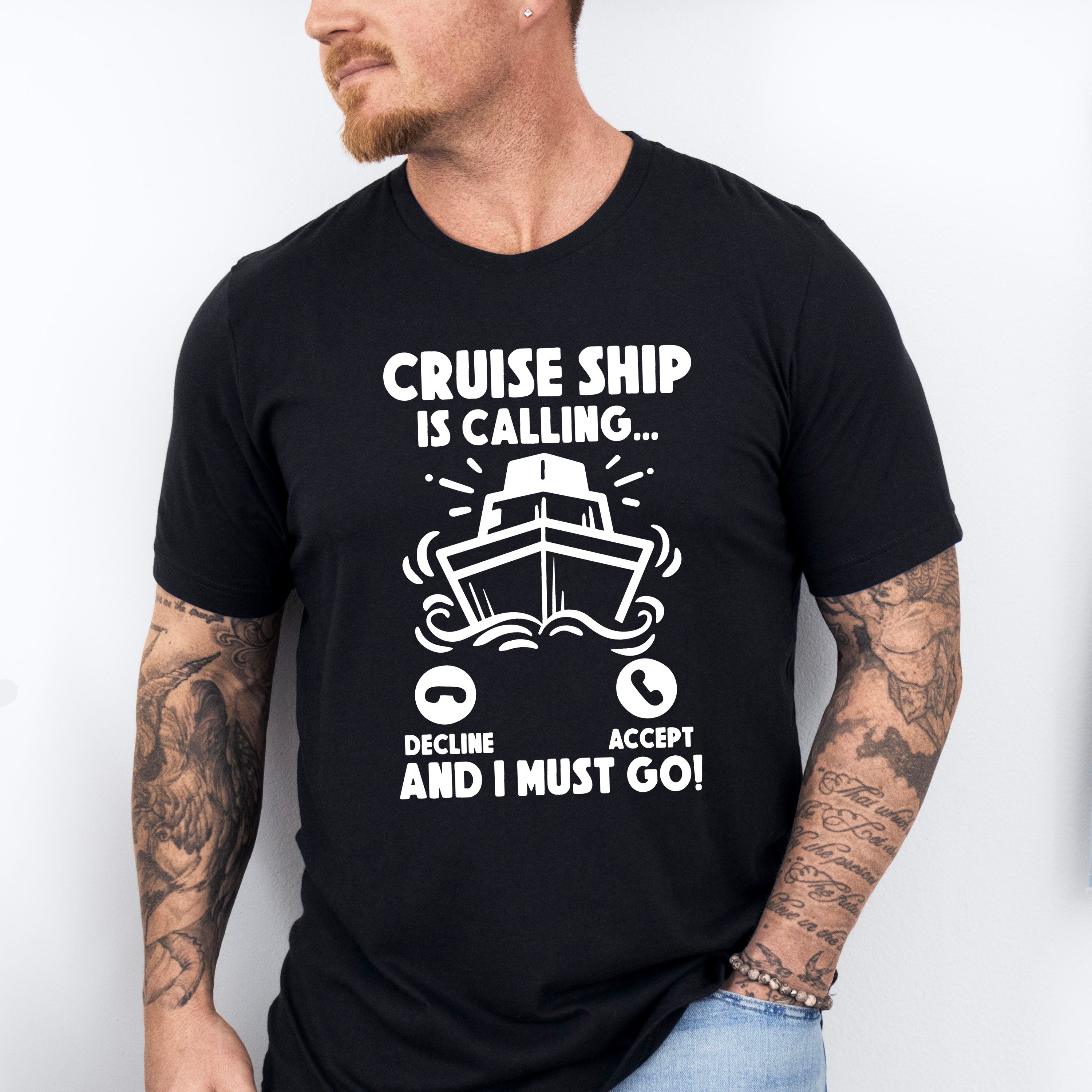 Cruise Ship Is Calling - Family Cruise Unisex Crewneck T-Shirt Sweatshirt Hoodie