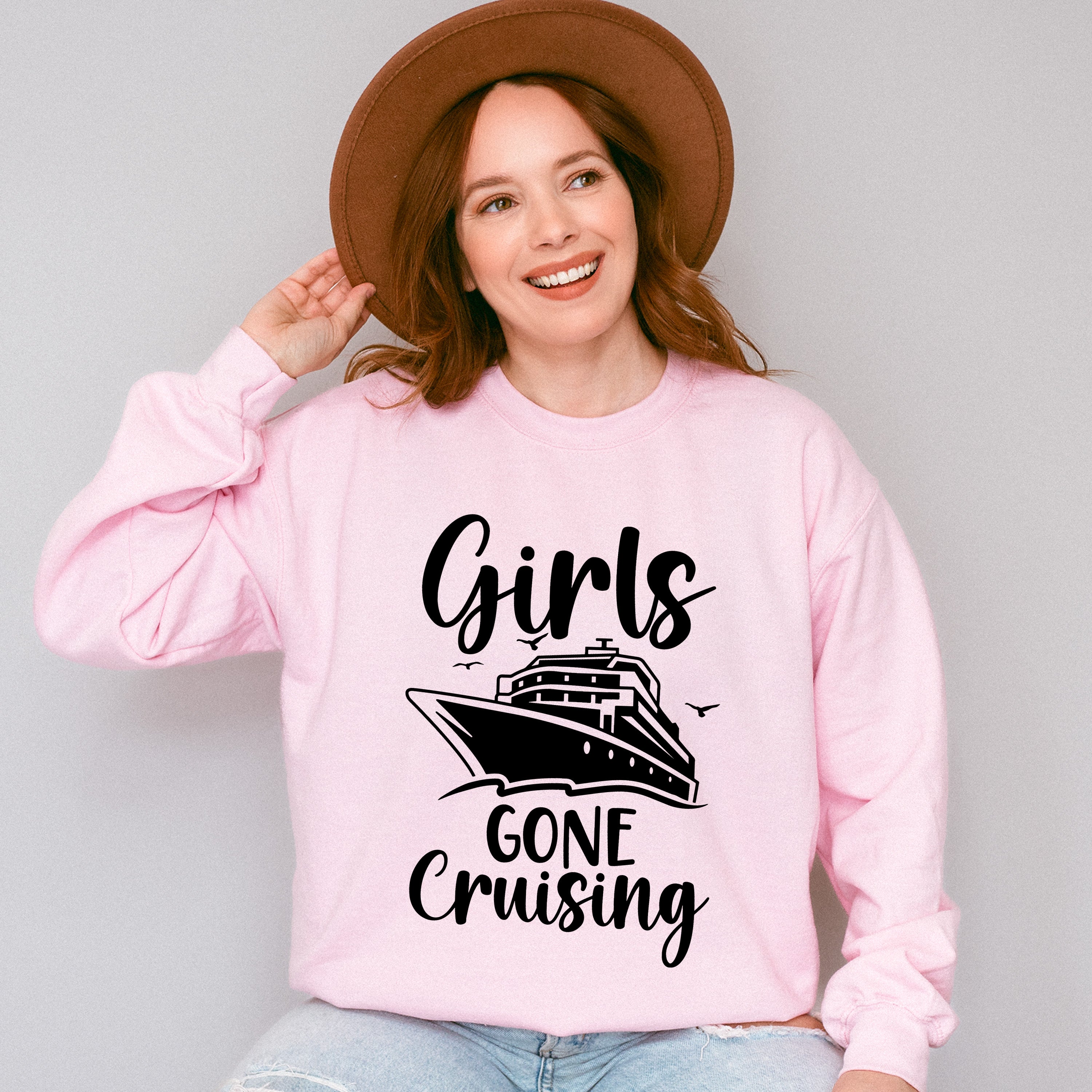 Girls Gone Cruising - Family Cruise Unisex Crewneck T-Shirt Sweatshirt Hoodie