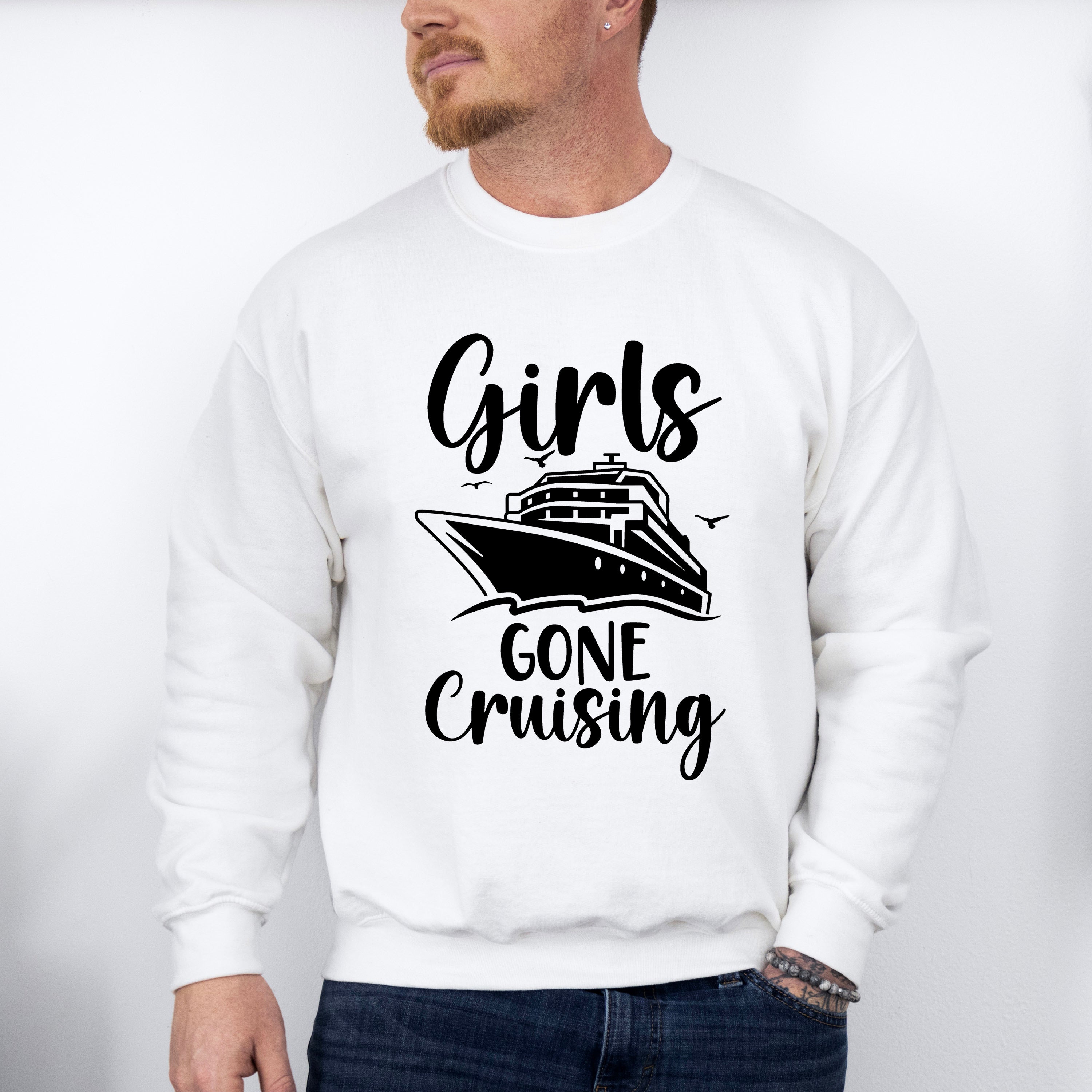 Girls Gone Cruising - Family Cruise Unisex Crewneck T-Shirt Sweatshirt Hoodie