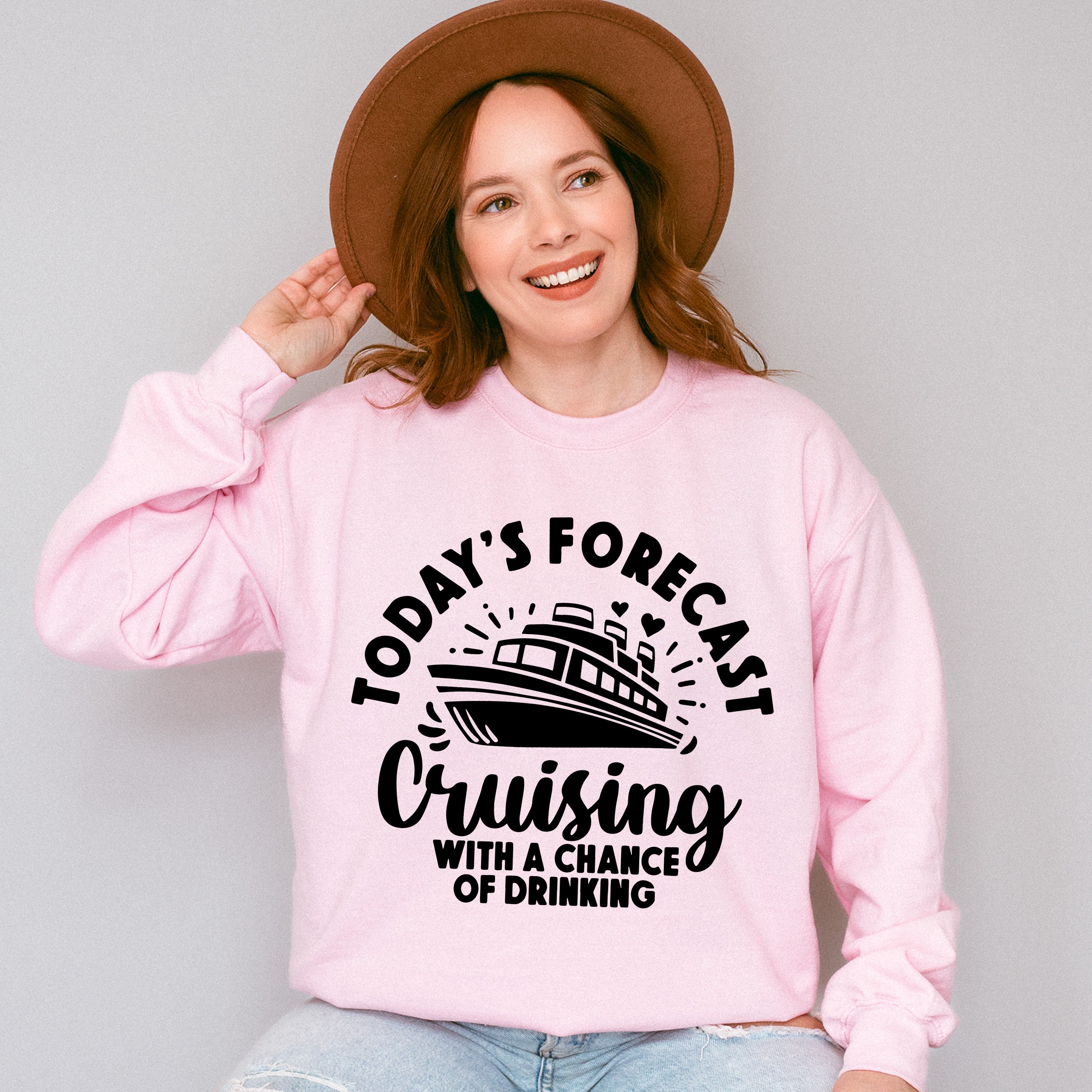 Today's Forecast - Family Cruise Unisex Crewneck T-Shirt Sweatshirt Hoodie