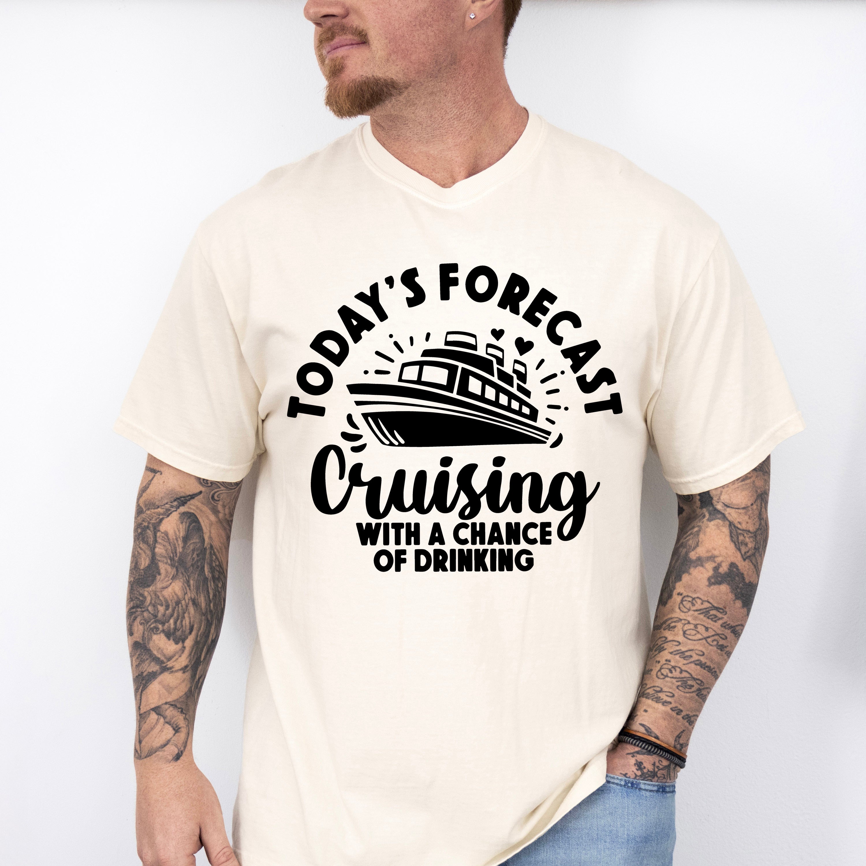 Today's Forecast - Family Cruise Unisex Crewneck T-Shirt Sweatshirt Hoodie