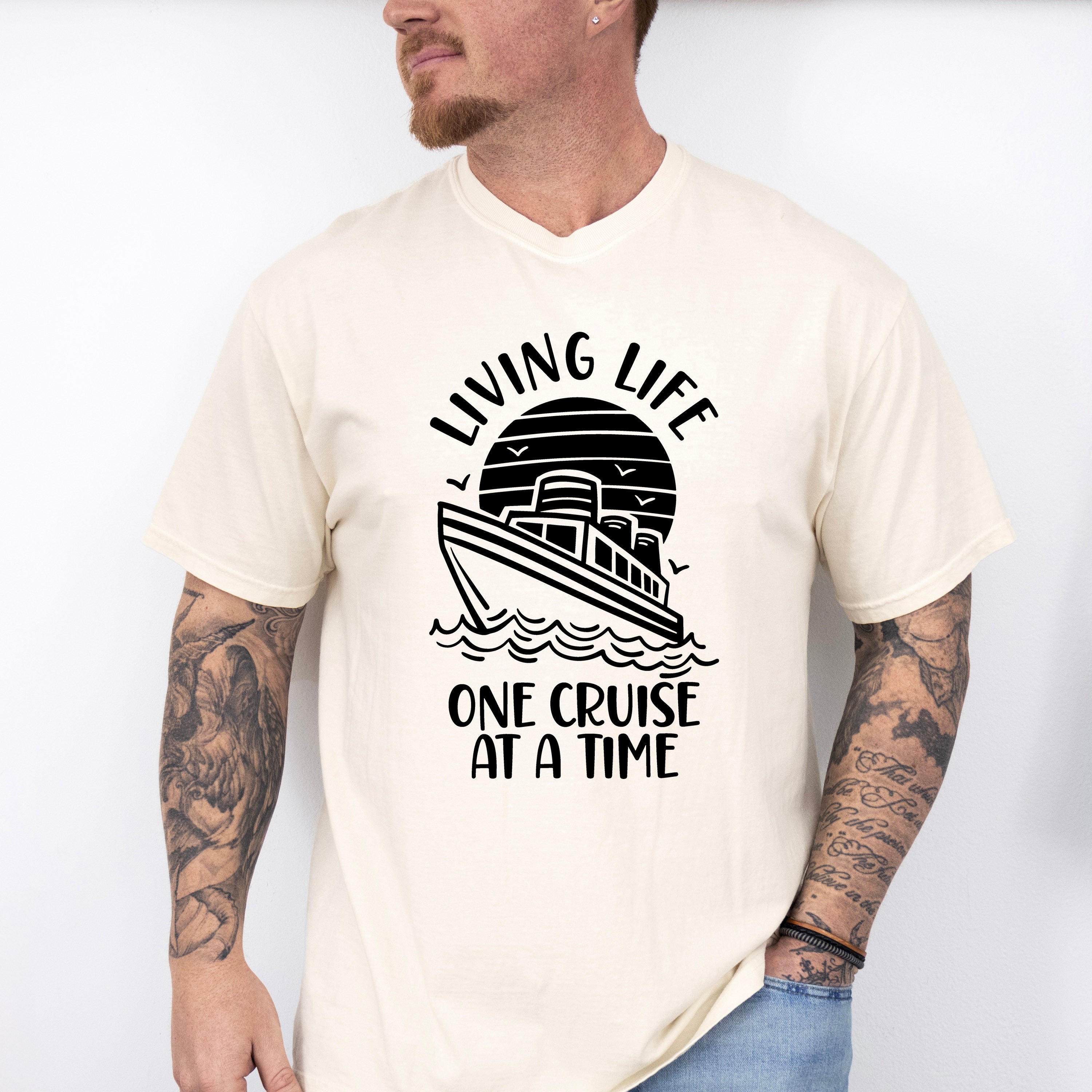 Living Life - Family Cruise Unisex Crewneck T-Shirt Sweatshirt Hoodie