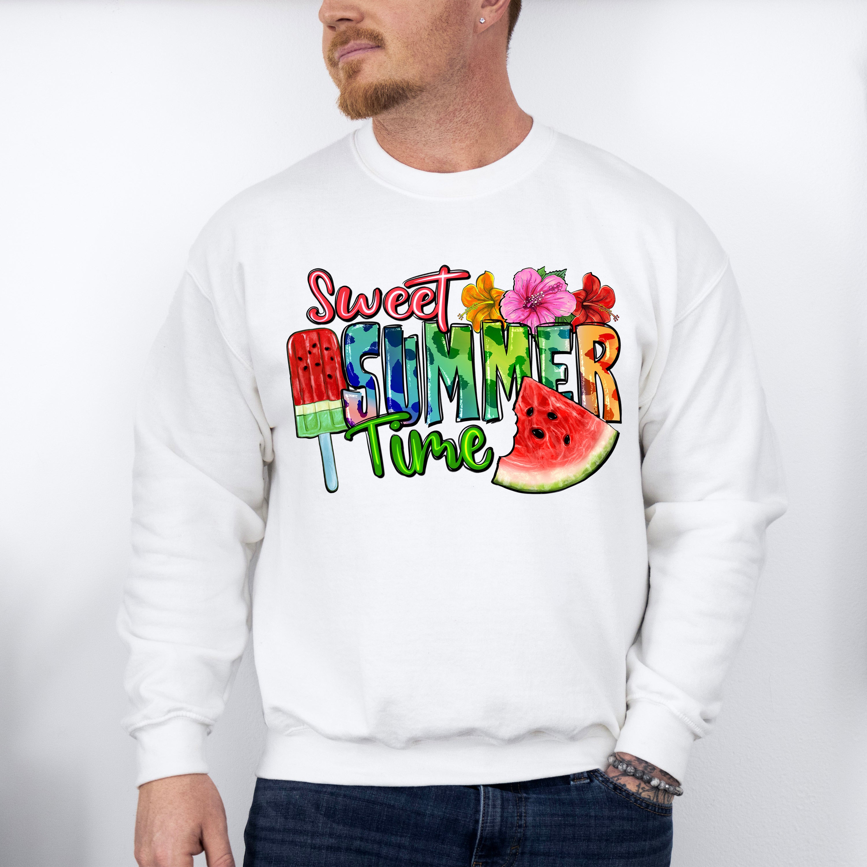 Sweet Summer Time - Summer Theme Unisex Crewneck T-Shirt Sweatshirt Hoodie