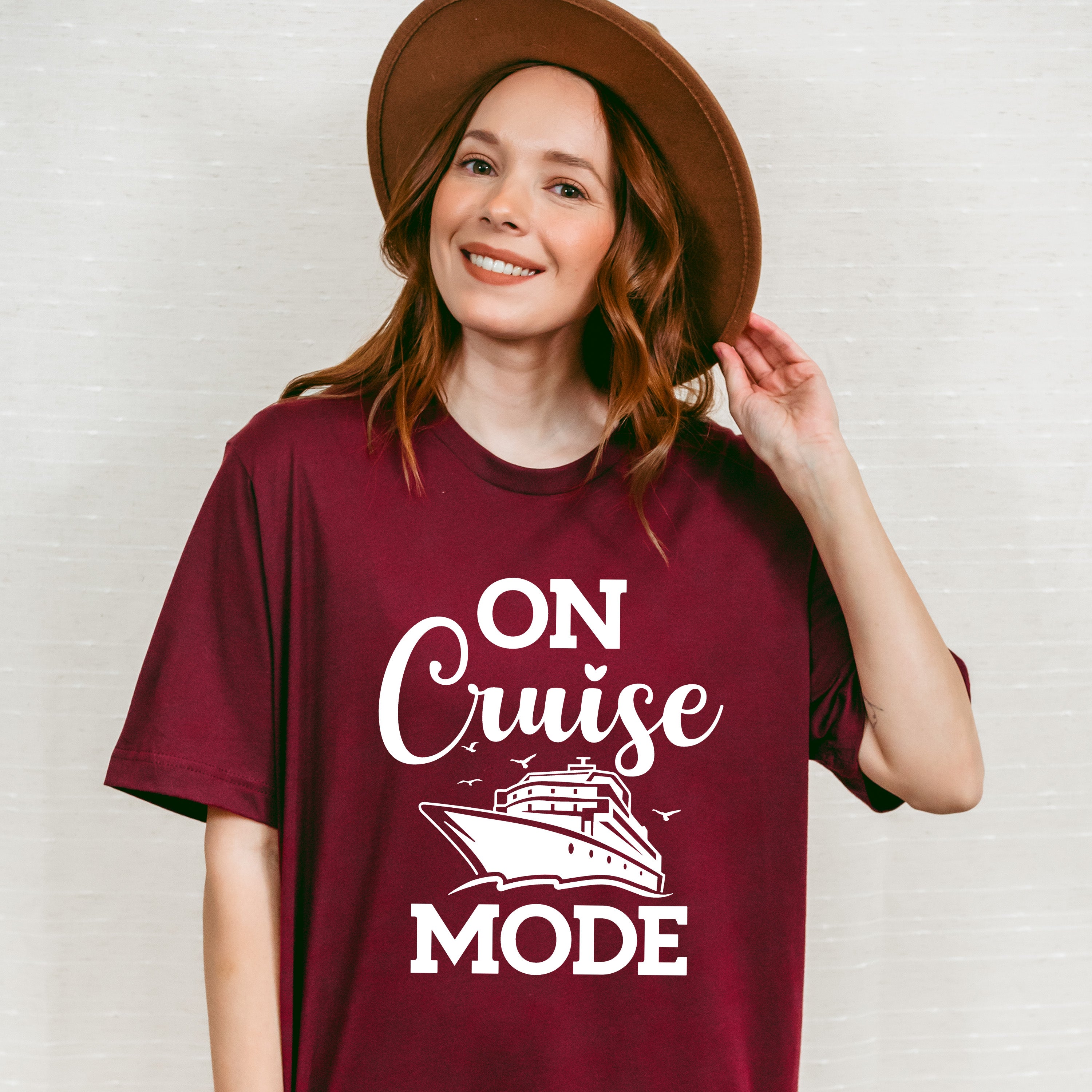 On Cruise Mode - Family Cruise Unisex Crewneck T-Shirt Sweatshirt Hoodie