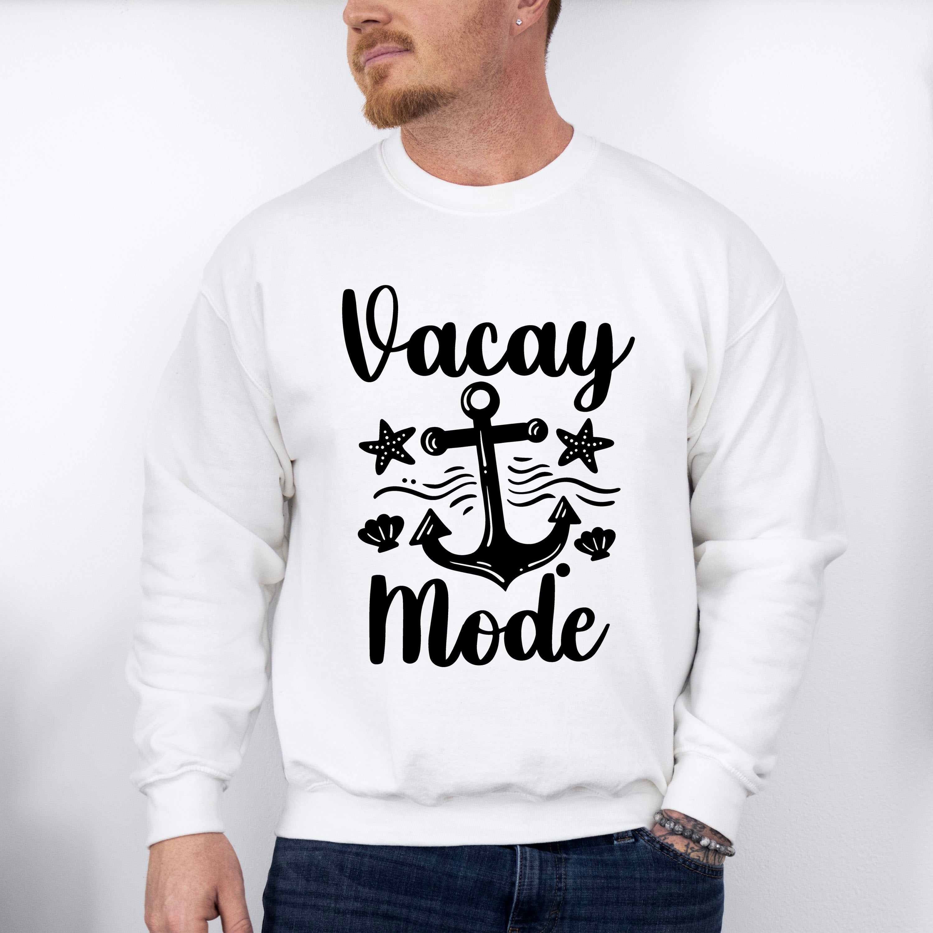 Vacay Mode - Family Cruise Unisex Crewneck T-Shirt Sweatshirt Hoodie