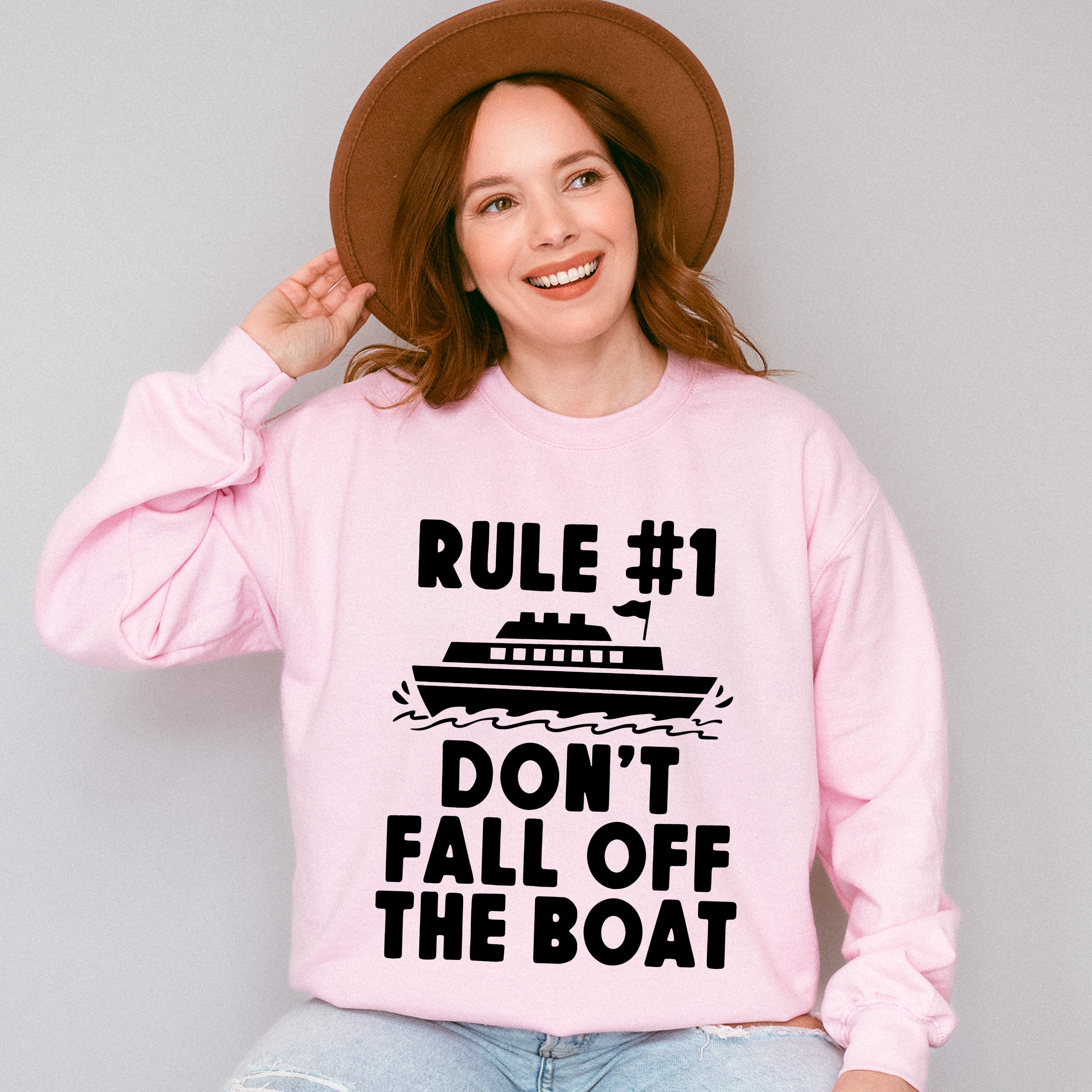 Don't Fall Off The Boat - Family Cruise Unisex Crewneck T-Shirt Sweatshirt Hoodie