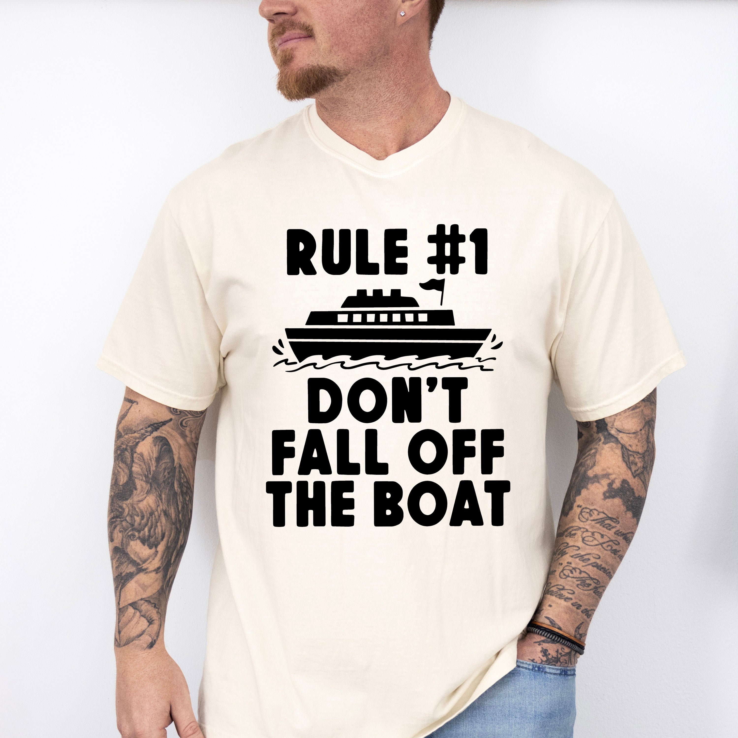 Don't Fall Off The Boat - Family Cruise Unisex Crewneck T-Shirt Sweatshirt Hoodie
