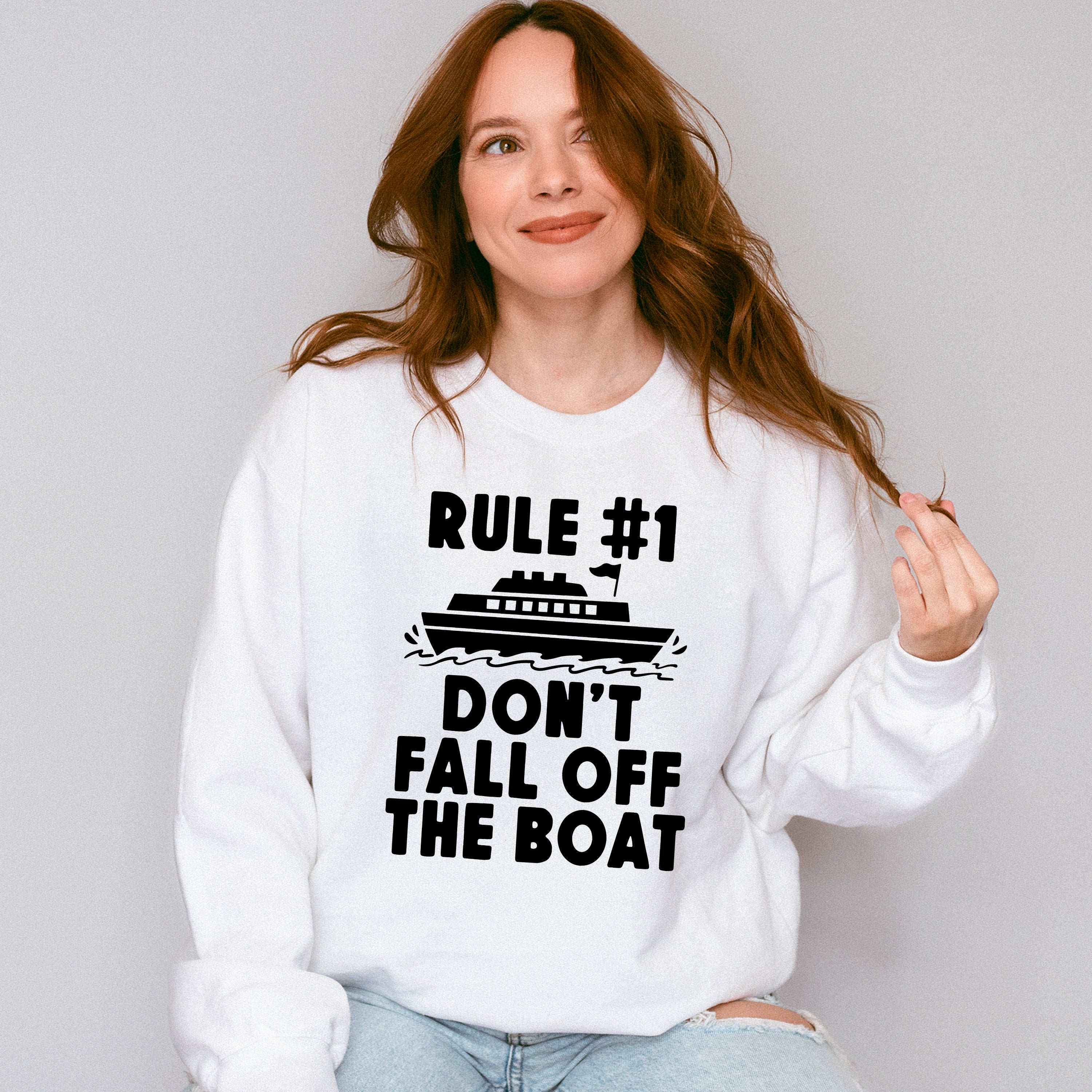 Don't Fall Off The Boat - Family Cruise Unisex Crewneck T-Shirt Sweatshirt Hoodie