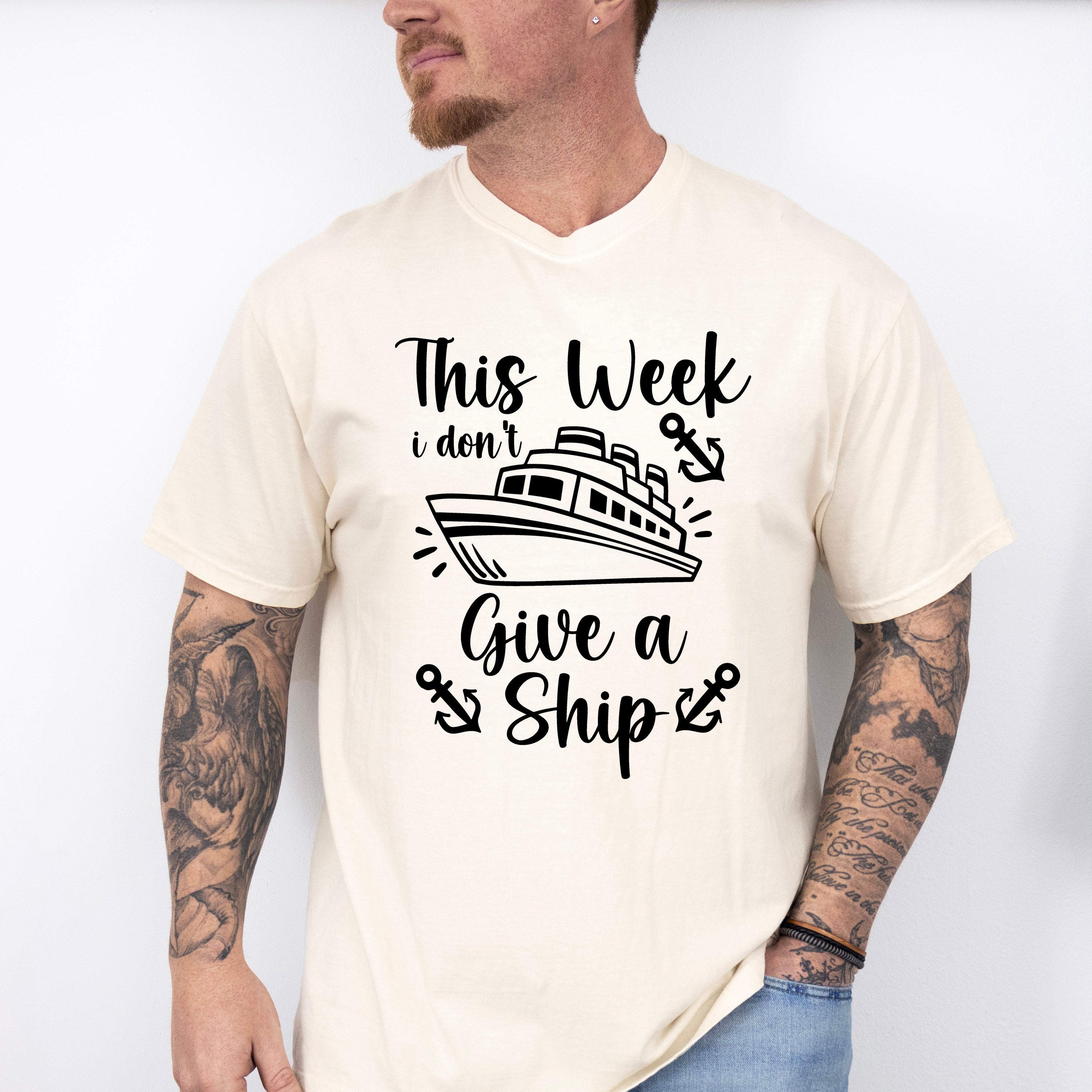 I Don't Give A Ship - Family Cruise Unisex Crewneck T-Shirt Sweatshirt Hoodie