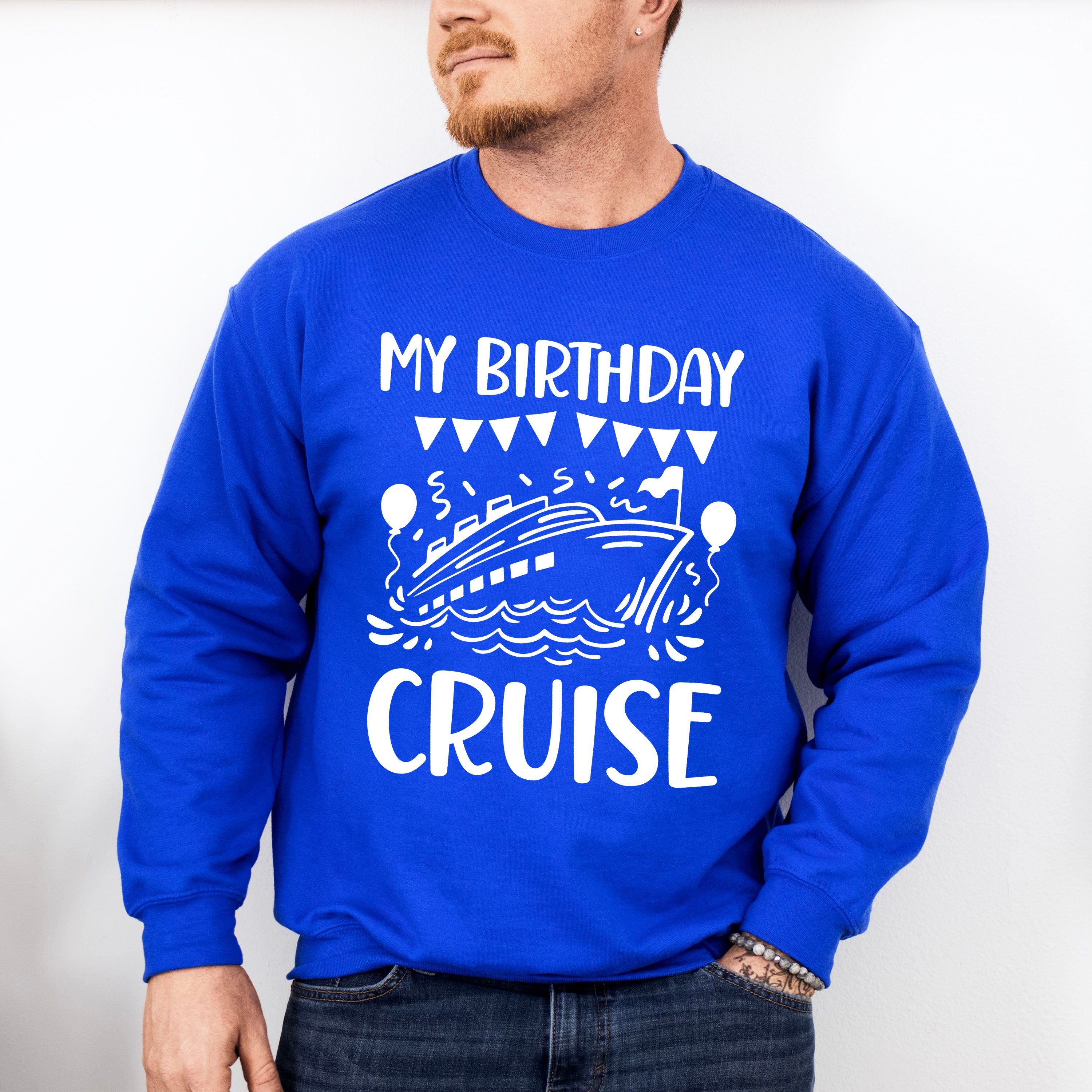 My Birthday Cruise Balloons - Family Cruise Unisex Crewneck T-Shirt Sweatshirt Hoodie